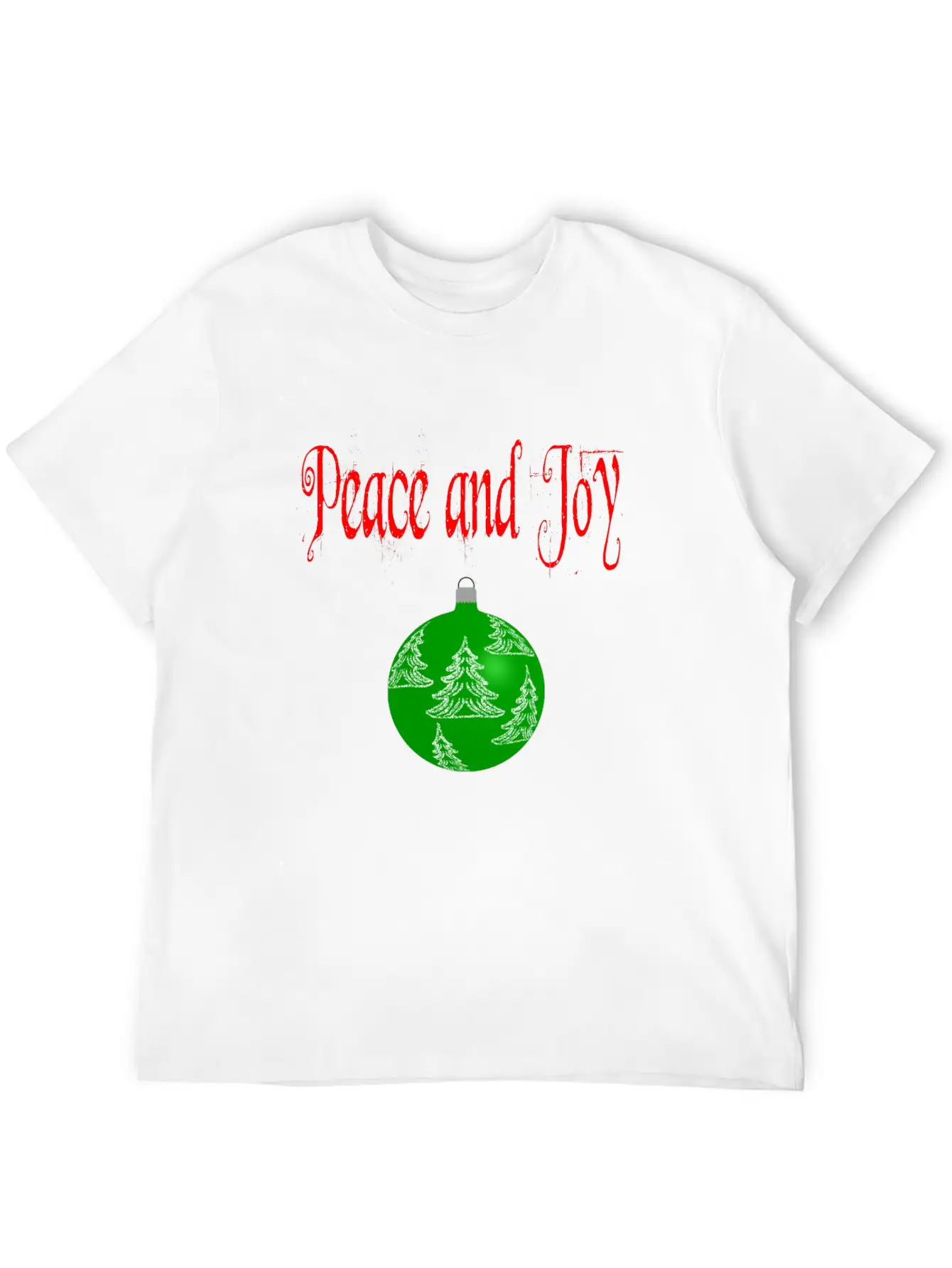 Christmas Peace And Joy Unisex Casual T-Shirt – Clean Design For Daily Comfort