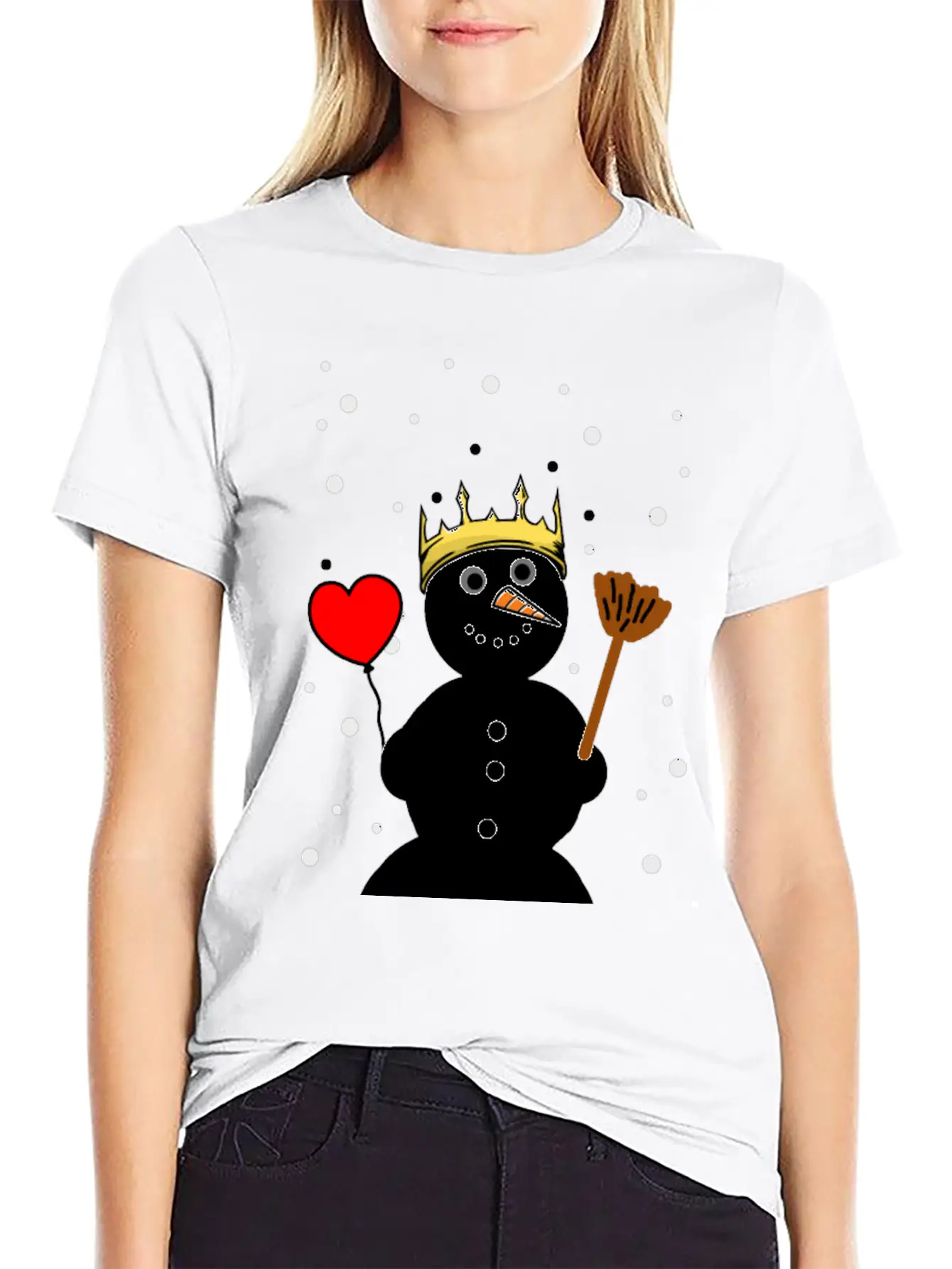 Christmas Snowman Fantasy Snow Xmas Winter Unisex Casual T-Shirt – Clean Design For Daily Comfort
