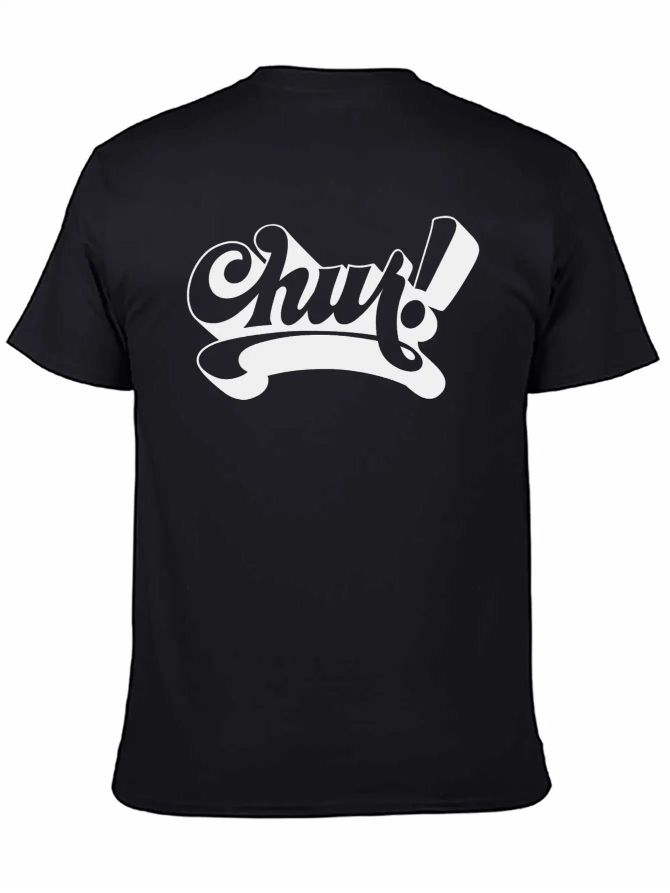 Chur Typography Design Unisex Casual T-Shirt – Clean Design For Daily Comfort