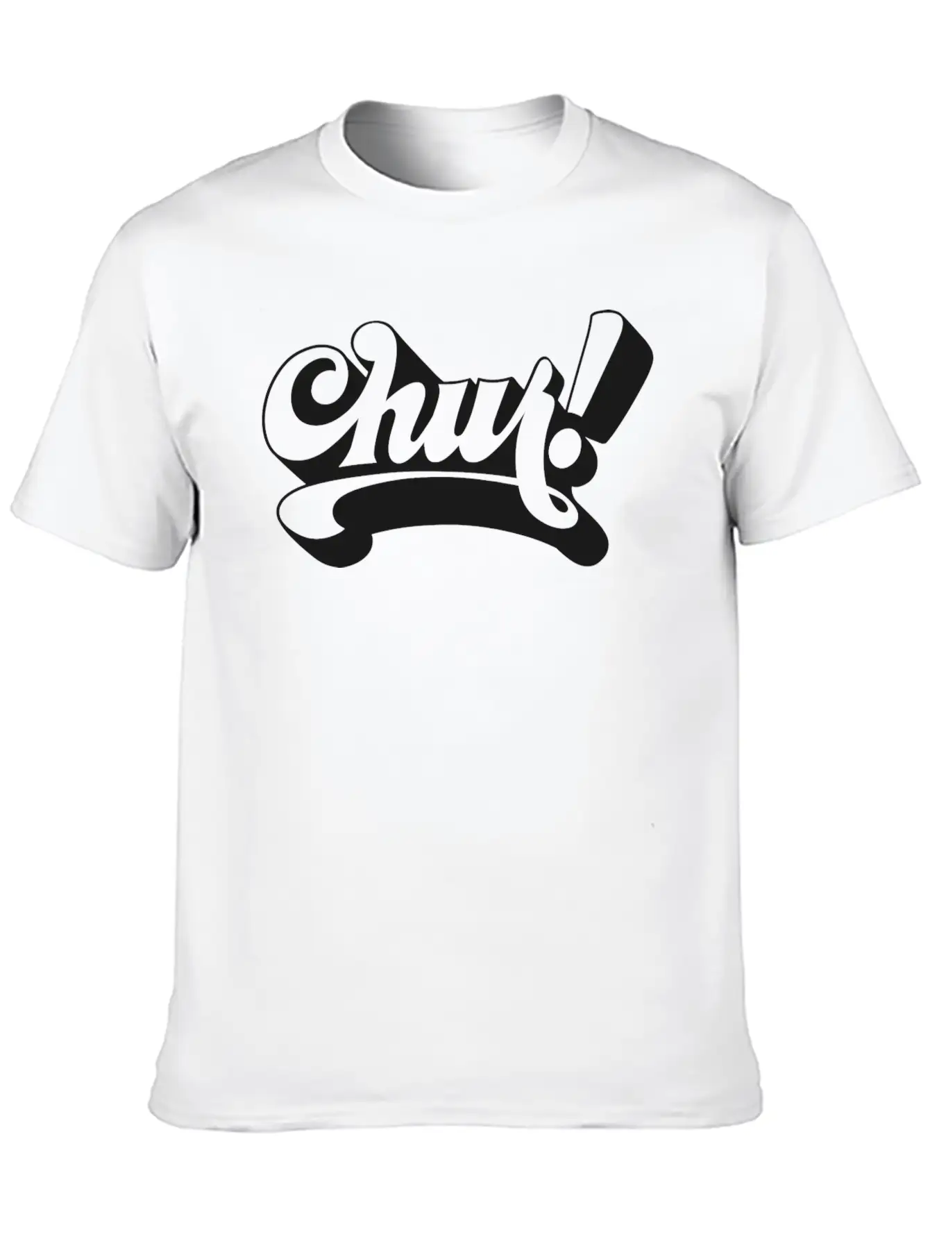 Chur Typography Design Unisex Casual T-Shirt – Clean Design For Daily Comfort