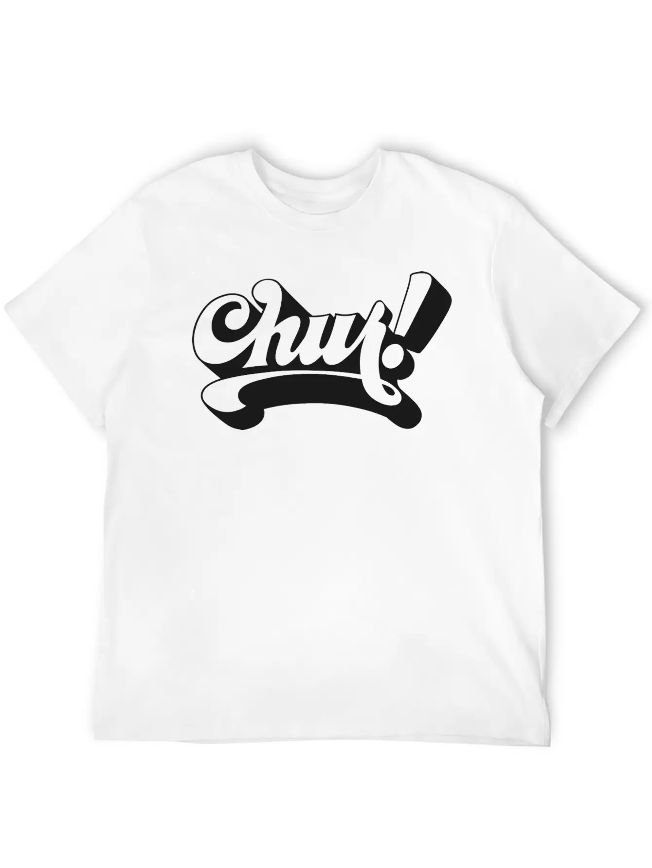 Chur Typography Design Unisex Casual T-Shirt – Clean Design For Daily Comfort