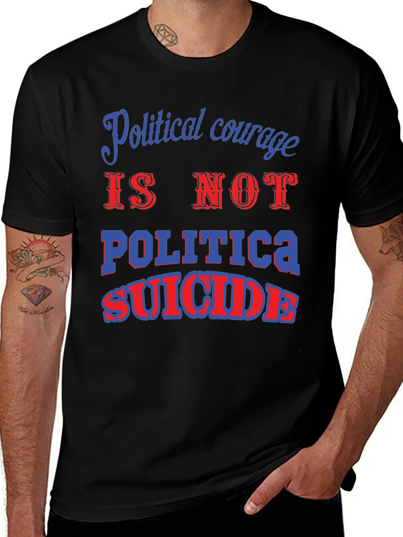 Political Courage Graphic T-Shirt