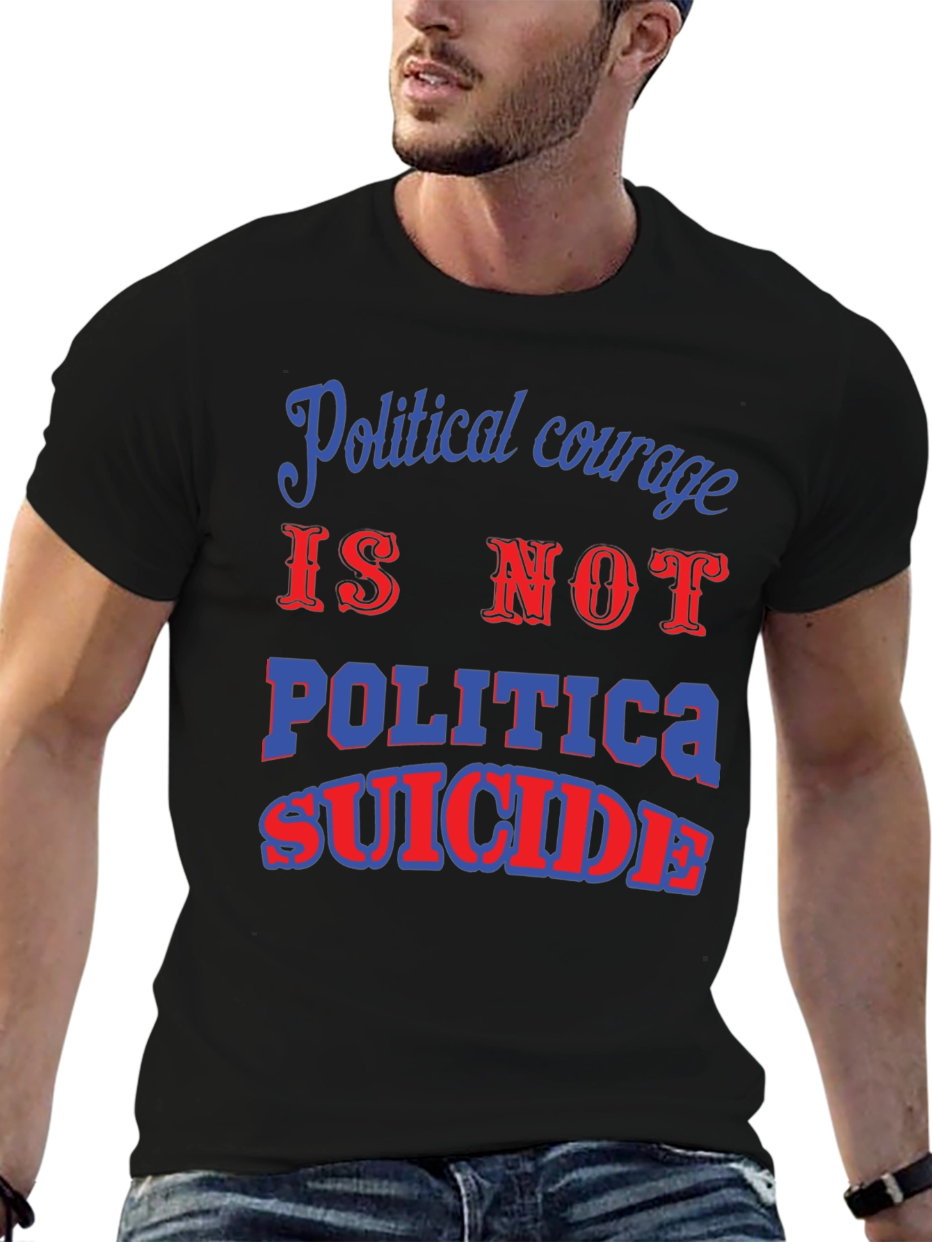 Political Courage Graphic T-Shirt