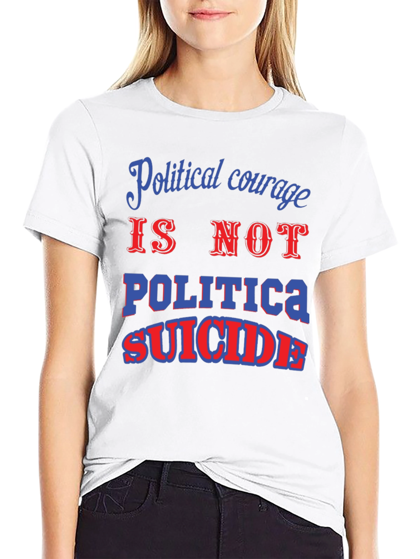 Political Courage Graphic T-Shirt