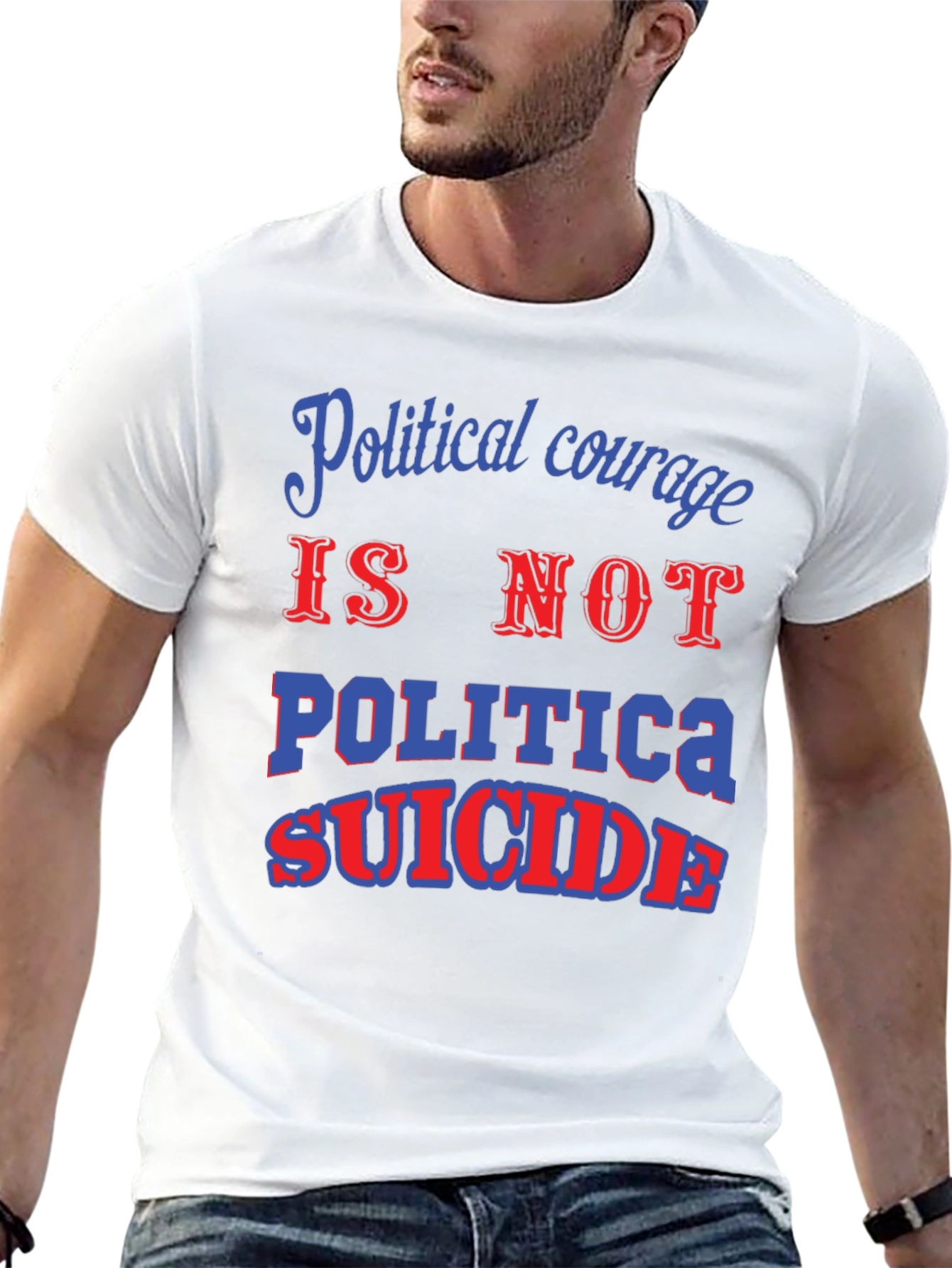 Political Courage Graphic T-Shirt