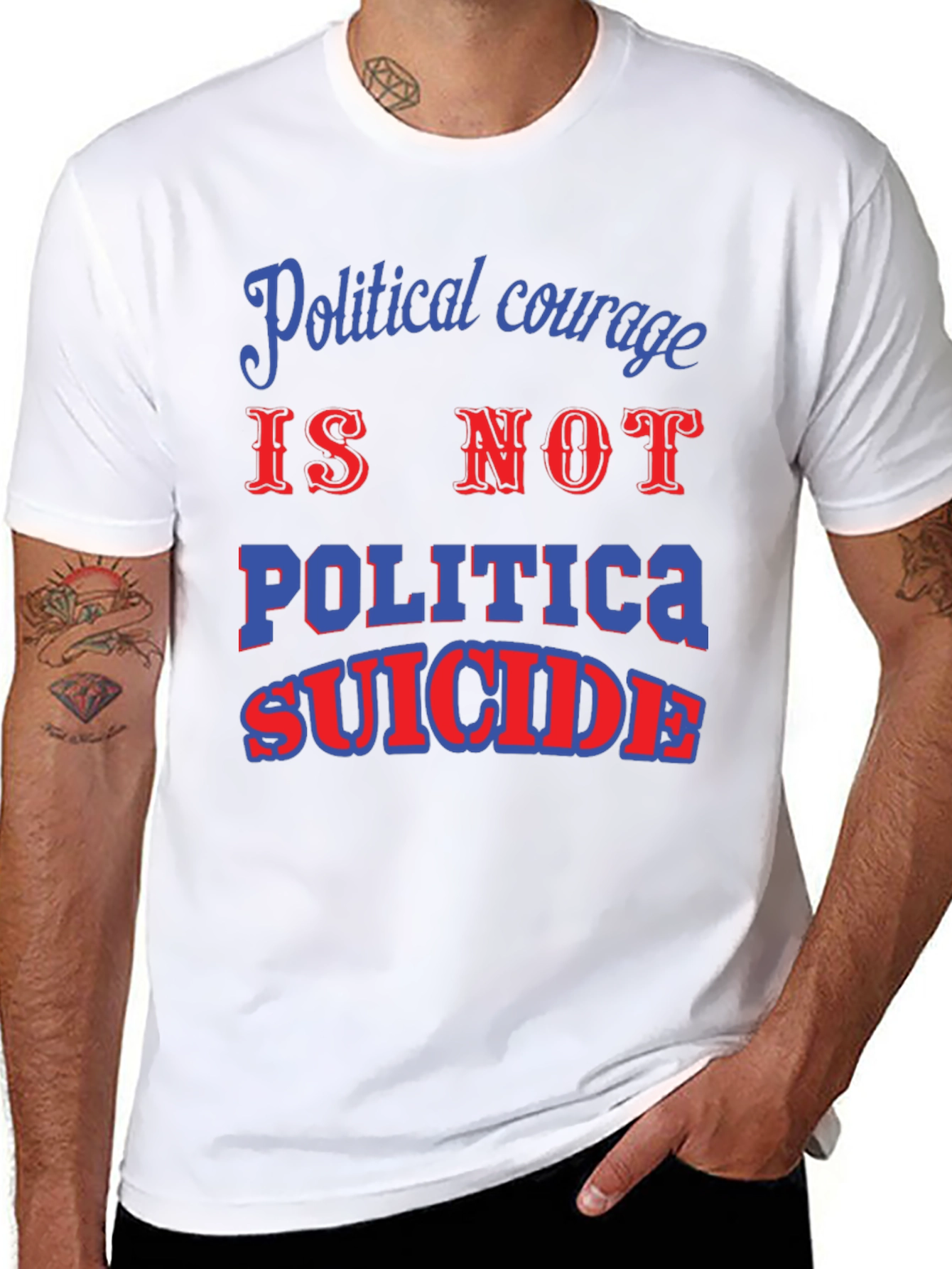 Political Courage Graphic T-Shirt