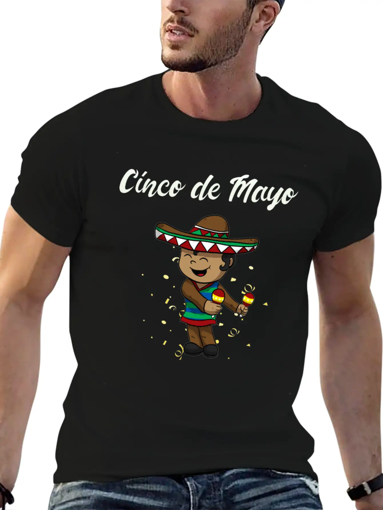 Cinco De Mayo Mexican Mexico Fiesta Unisex Casual T-Shirt – Clean Design For Daily Comfort