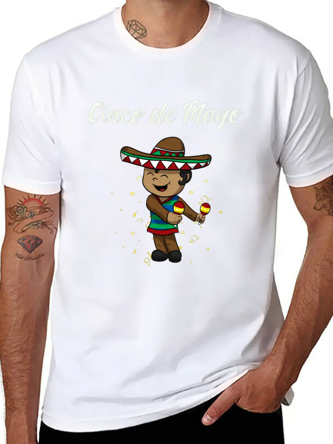Cinco De Mayo Mexican Mexico Fiesta Unisex Casual T-Shirt – Clean Design For Daily Comfort