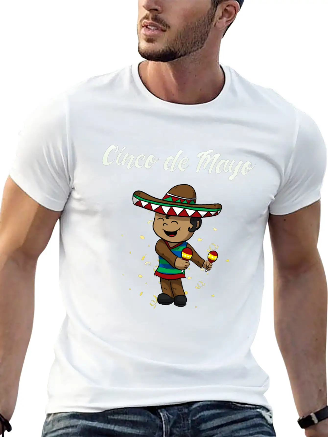 Cinco De Mayo Mexican Mexico Fiesta Unisex Casual T-Shirt – Clean Design For Daily Comfort