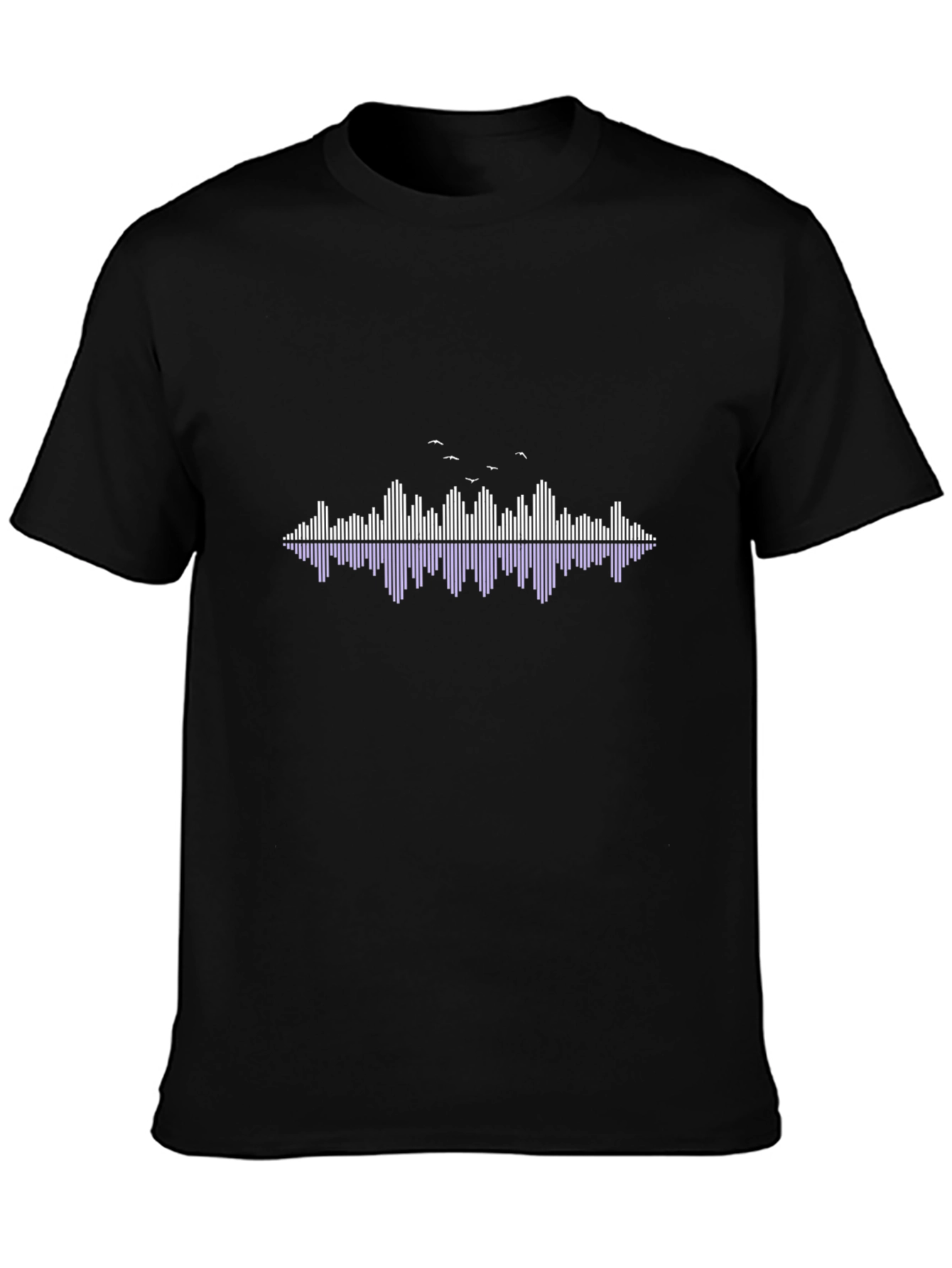 Soundwave Graphic Print Black T-Shirt