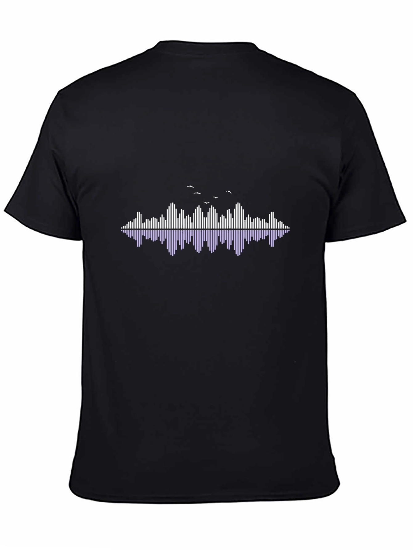 Soundwave Graphic Print Black T-Shirt