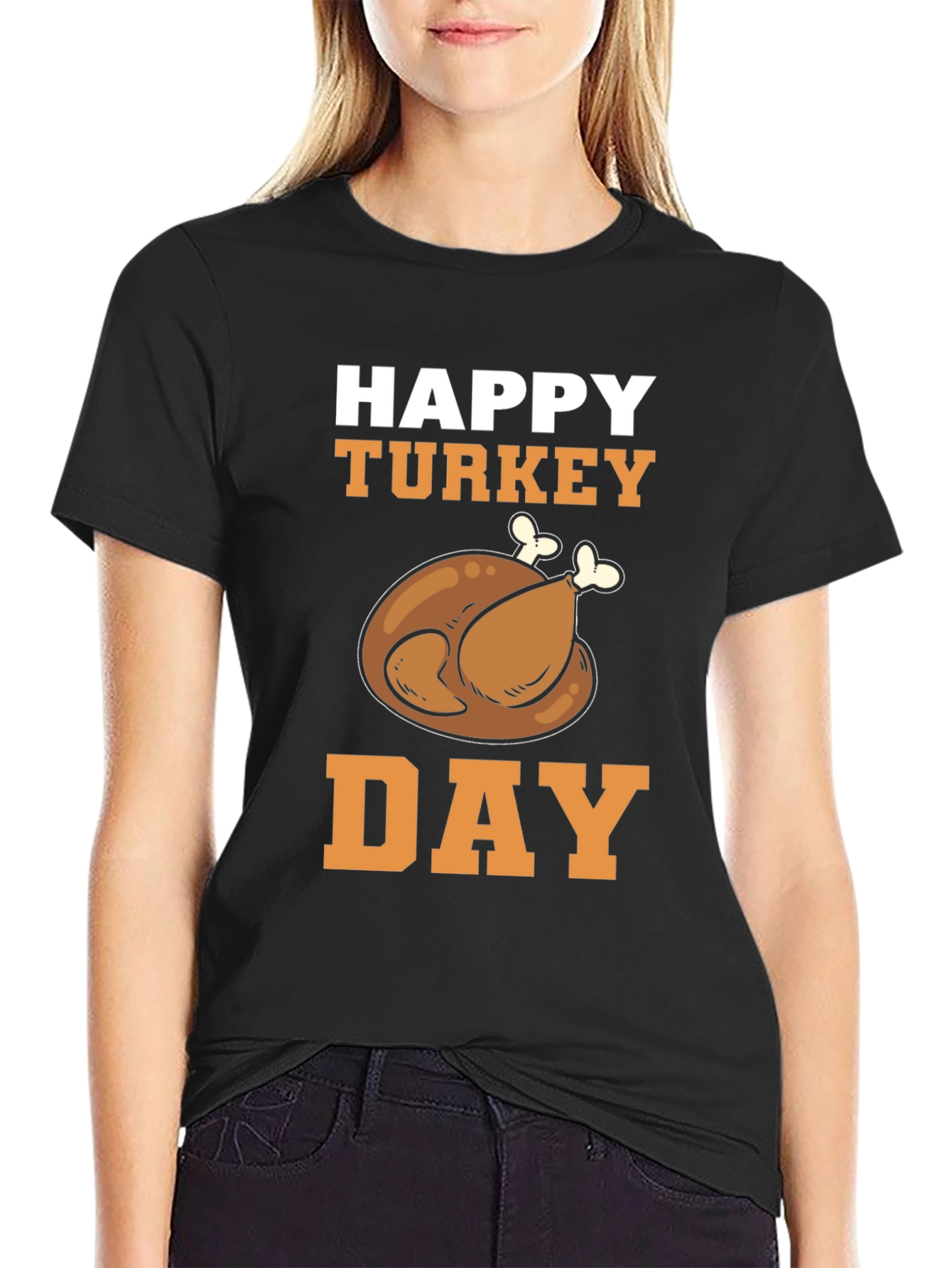 Happy Turkey Day T-Shirt | Thanksgiving Apparel