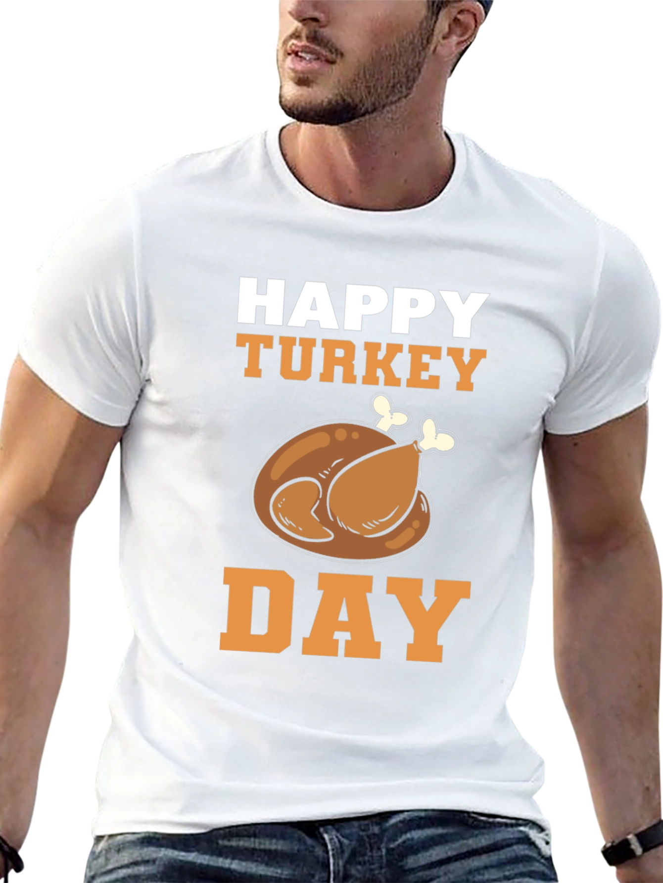 Happy Turkey Day T-Shirt | Thanksgiving Apparel
