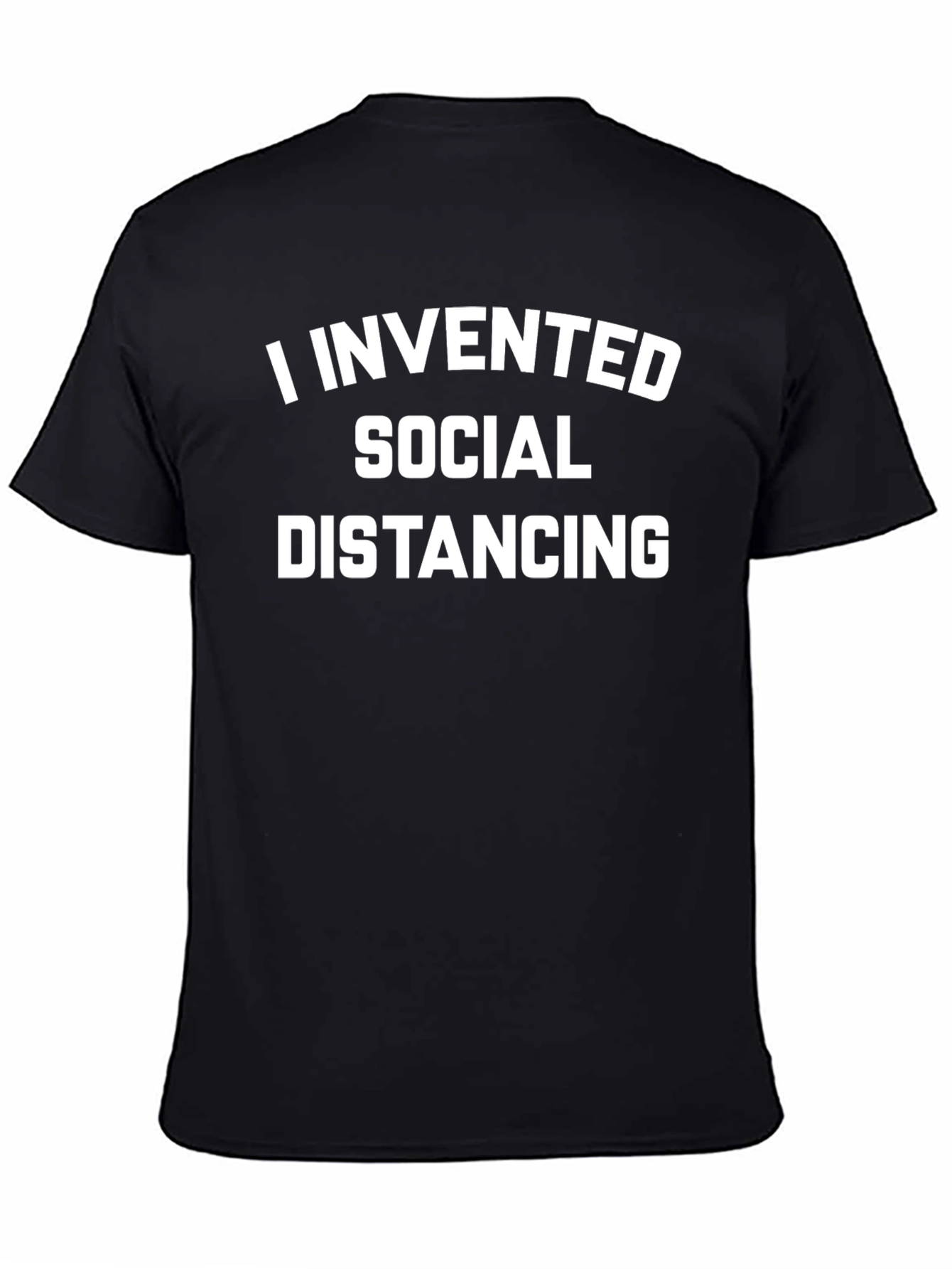 Social Distancing Graphic Tee - Black