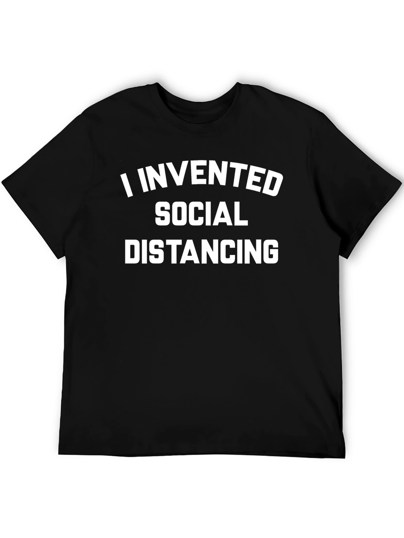 Social Distancing Graphic Tee - Black