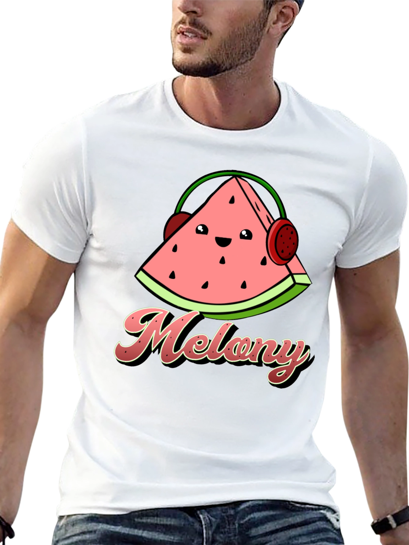Melony T-Shirt: Cute Watermelon Graphic Tee