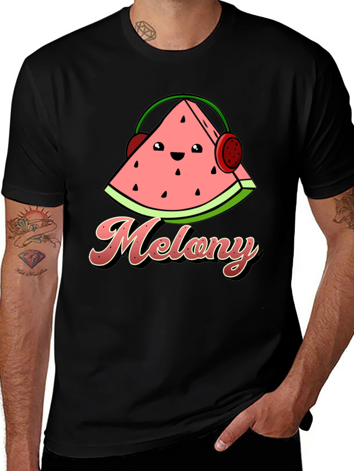 Melony T-Shirt: Cute Watermelon Graphic Tee