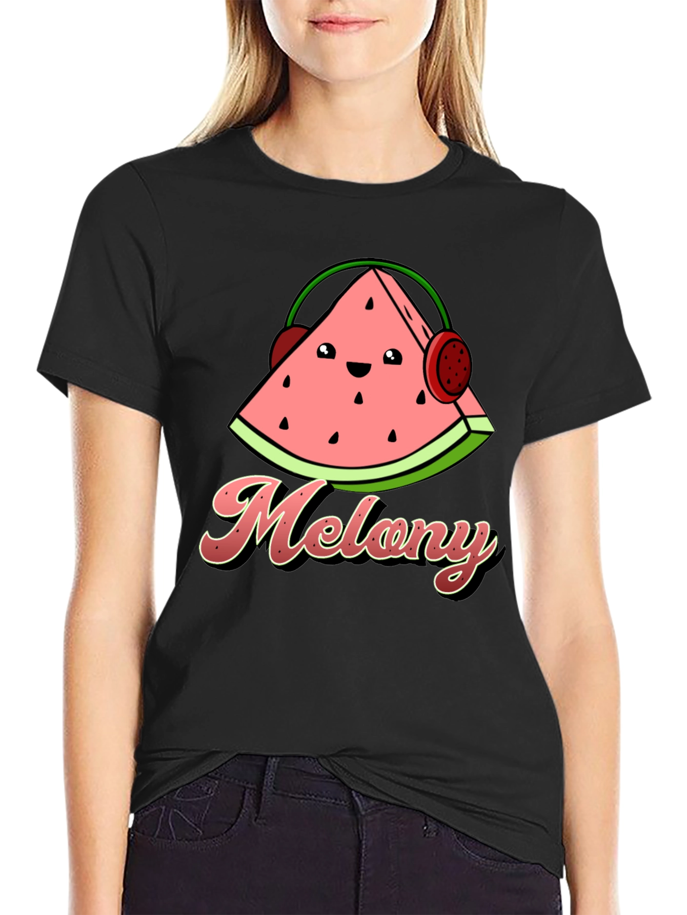 Melony T-Shirt: Cute Watermelon Graphic Tee