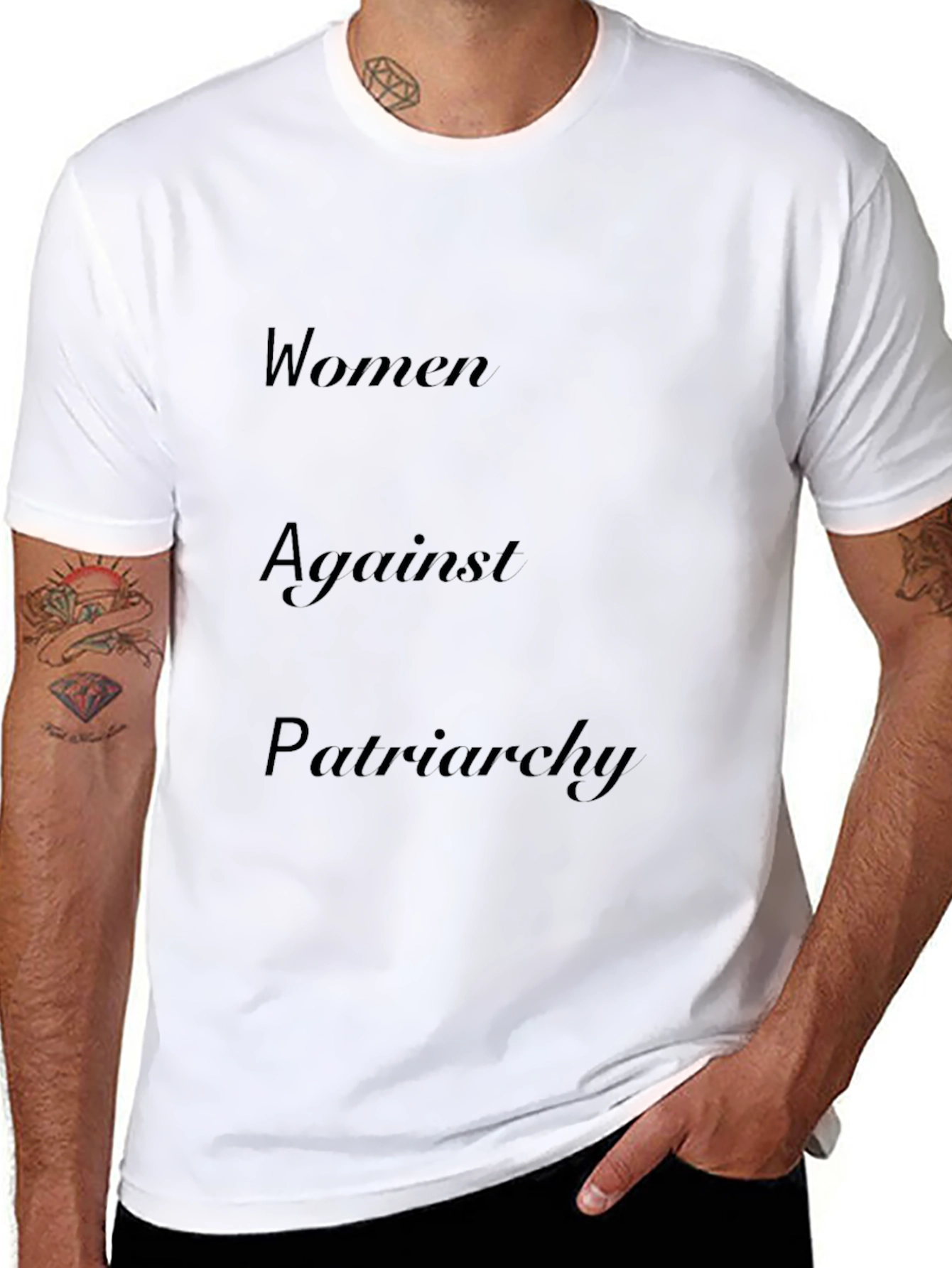 Women Against Patriarchy Black T-Shirt