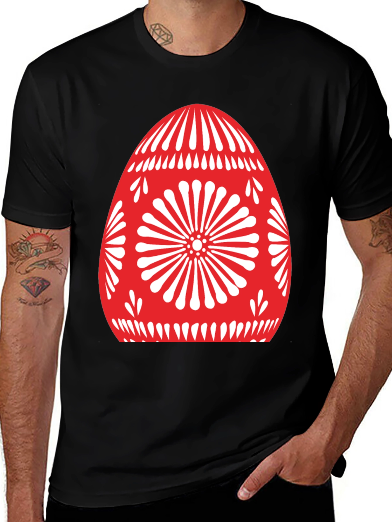 Pysanka Egg T-Shirt - Ukrainian Easter Egg Design
