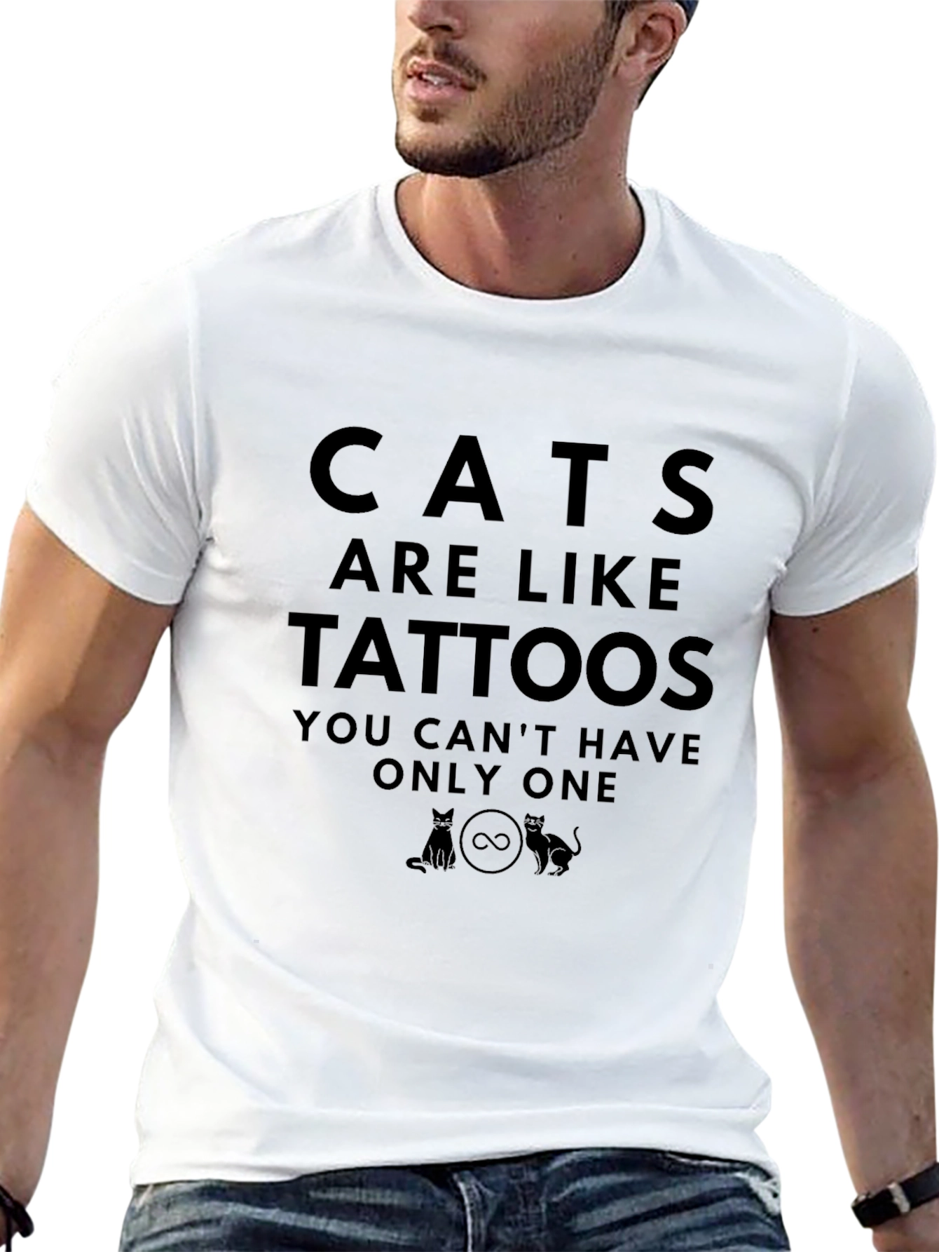 Cats are Like Tattoos Graphic T-Shirt