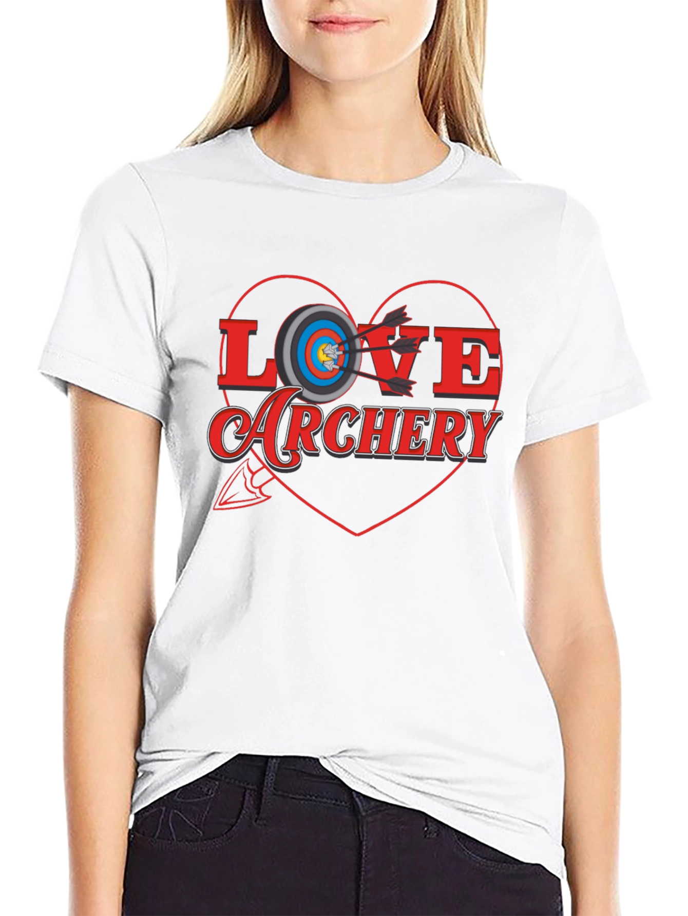 Love Archery T-Shirt - Target Heart Tee