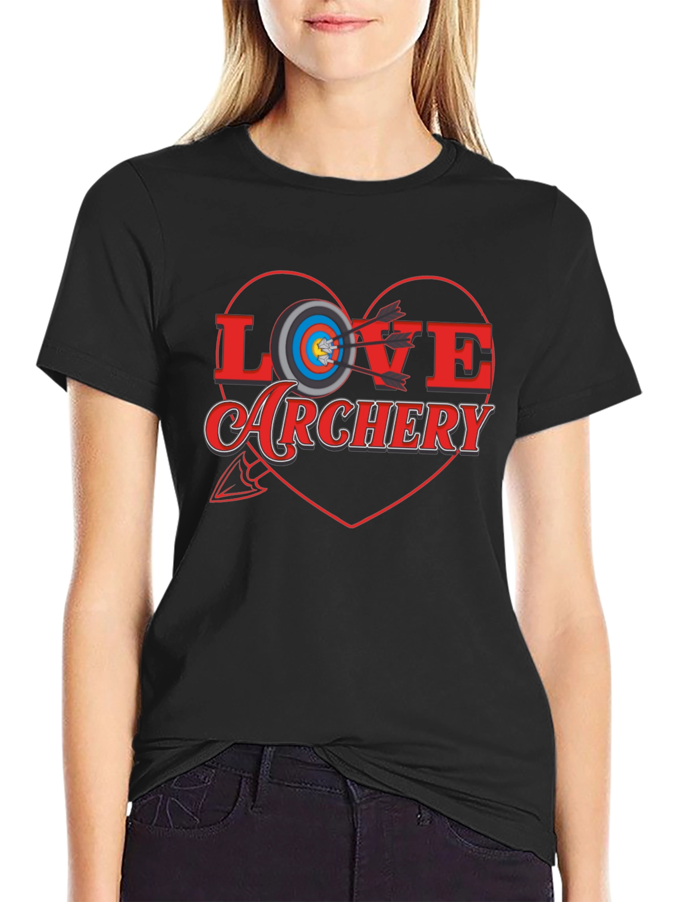 Love Archery T-Shirt - Target Heart Tee