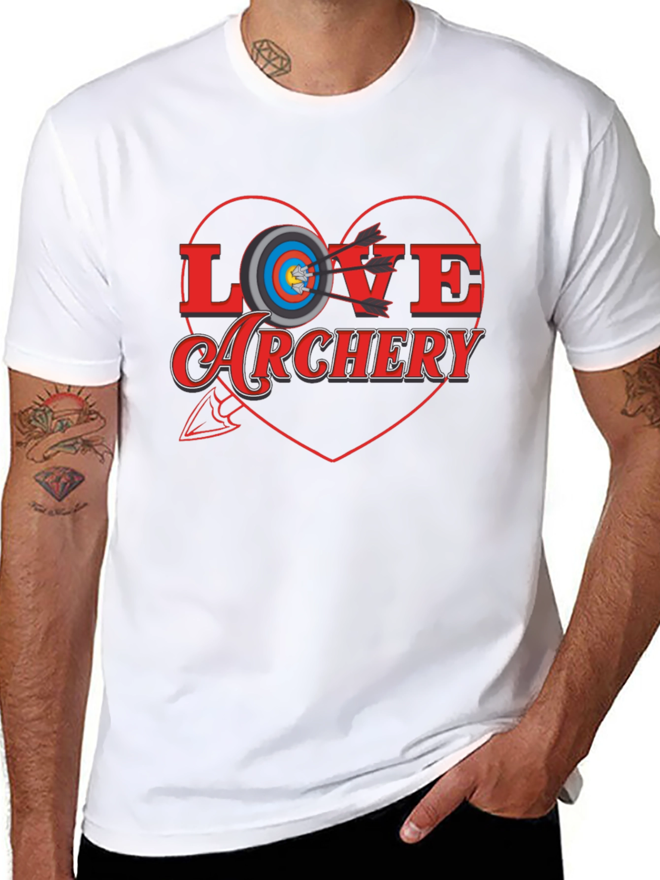 Love Archery T-Shirt - Target Heart Tee