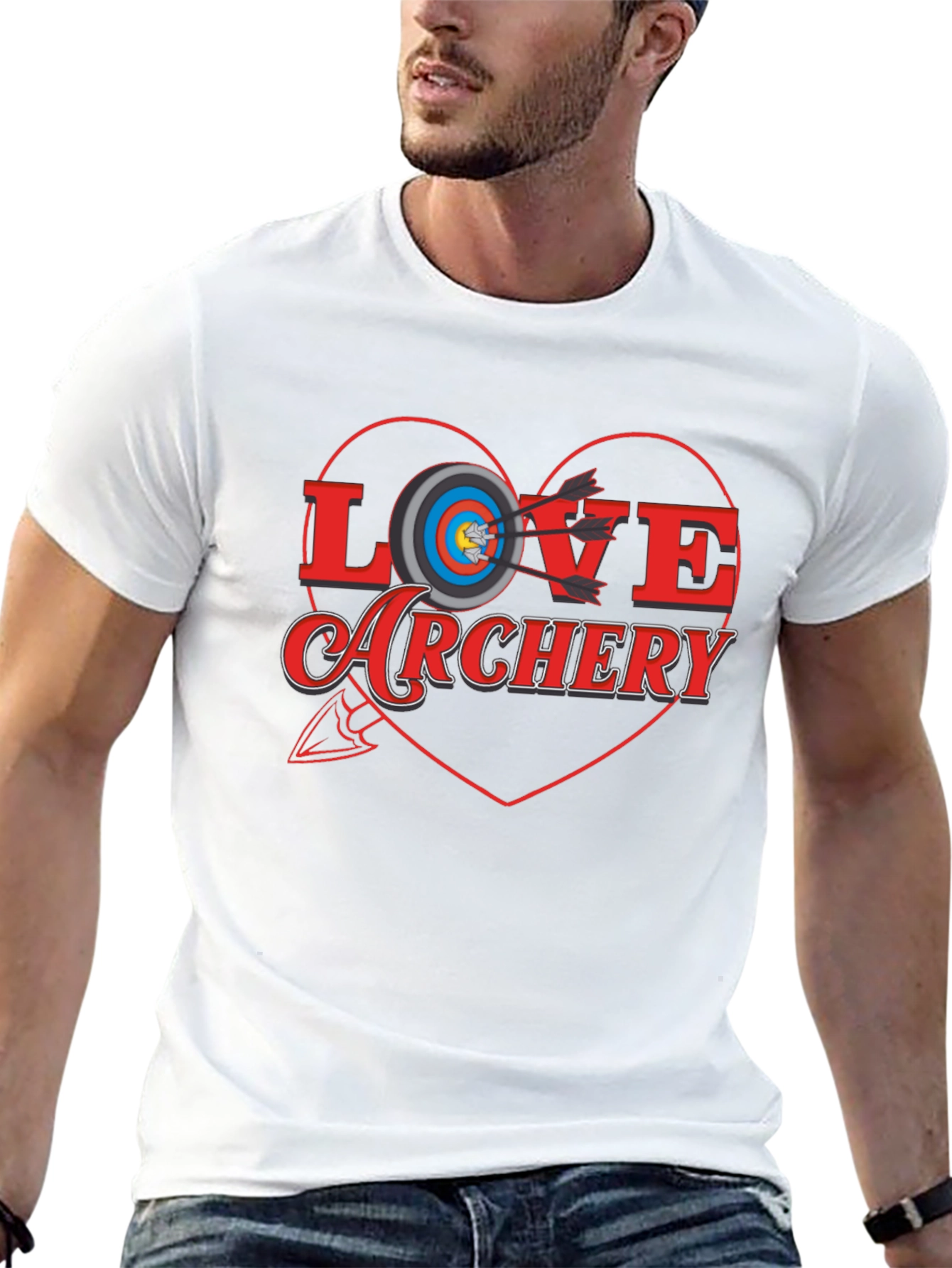 Love Archery T-Shirt - Target Heart Tee