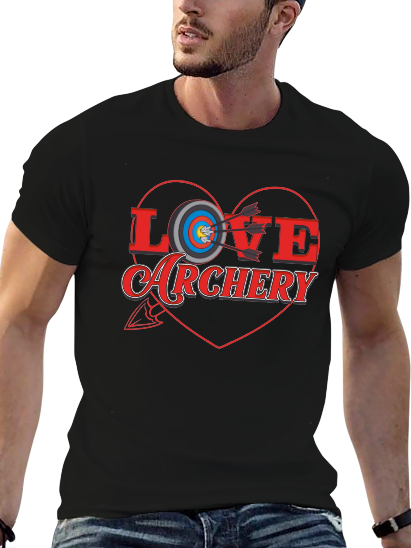 Love Archery T-Shirt - Target Heart Tee