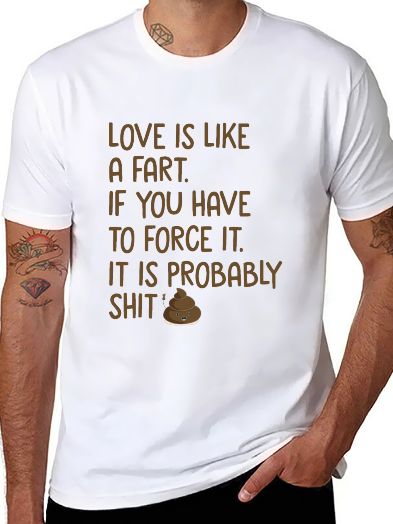 Love Is Like a Fart Graphic T-Shirt