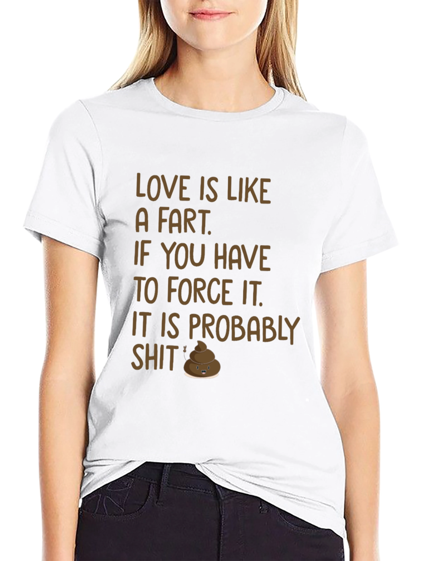 Love Is Like a Fart Graphic T-Shirt