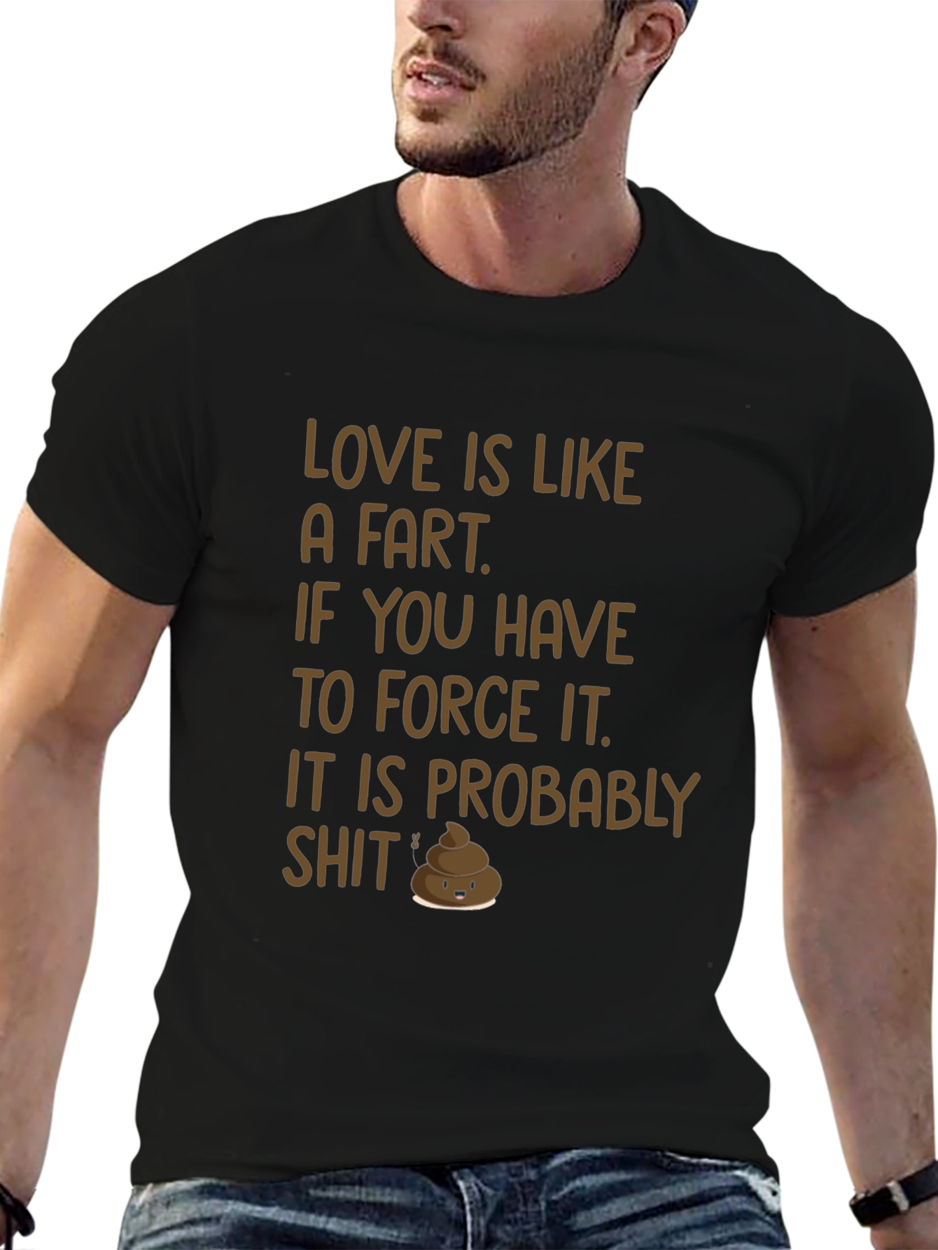 Love Is Like a Fart Graphic T-Shirt