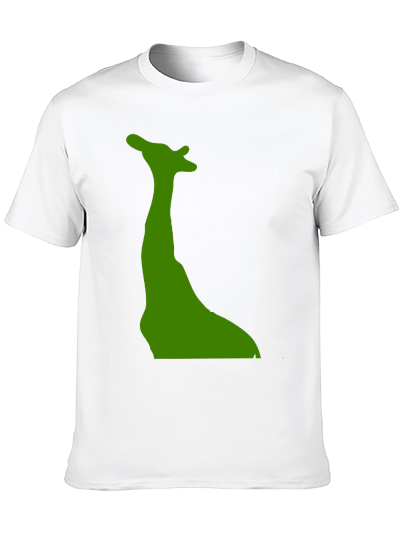 Giraffe Silhouette Black Tee - Unique Graphic Print