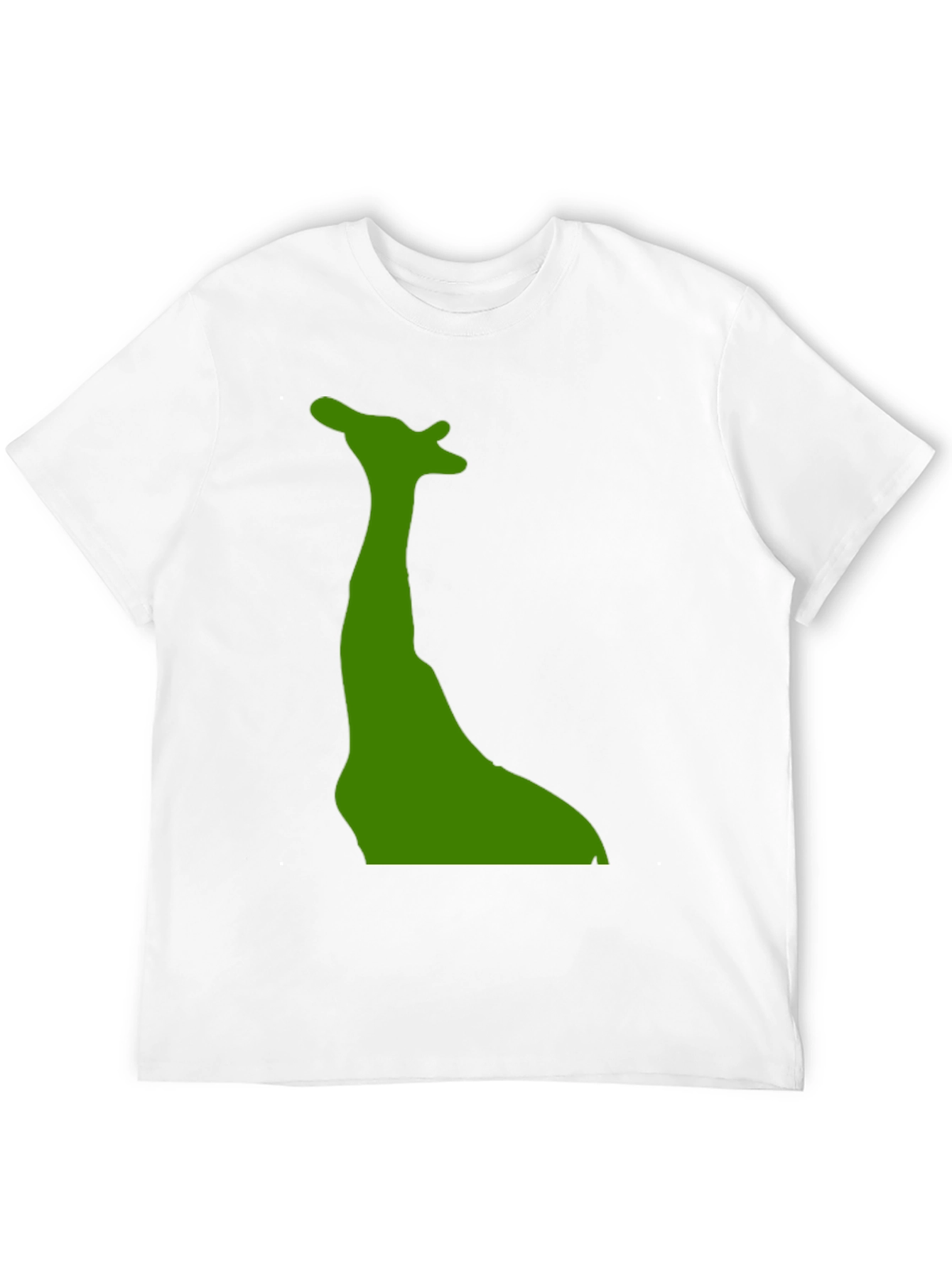 Giraffe Silhouette Black Tee - Unique Graphic Print