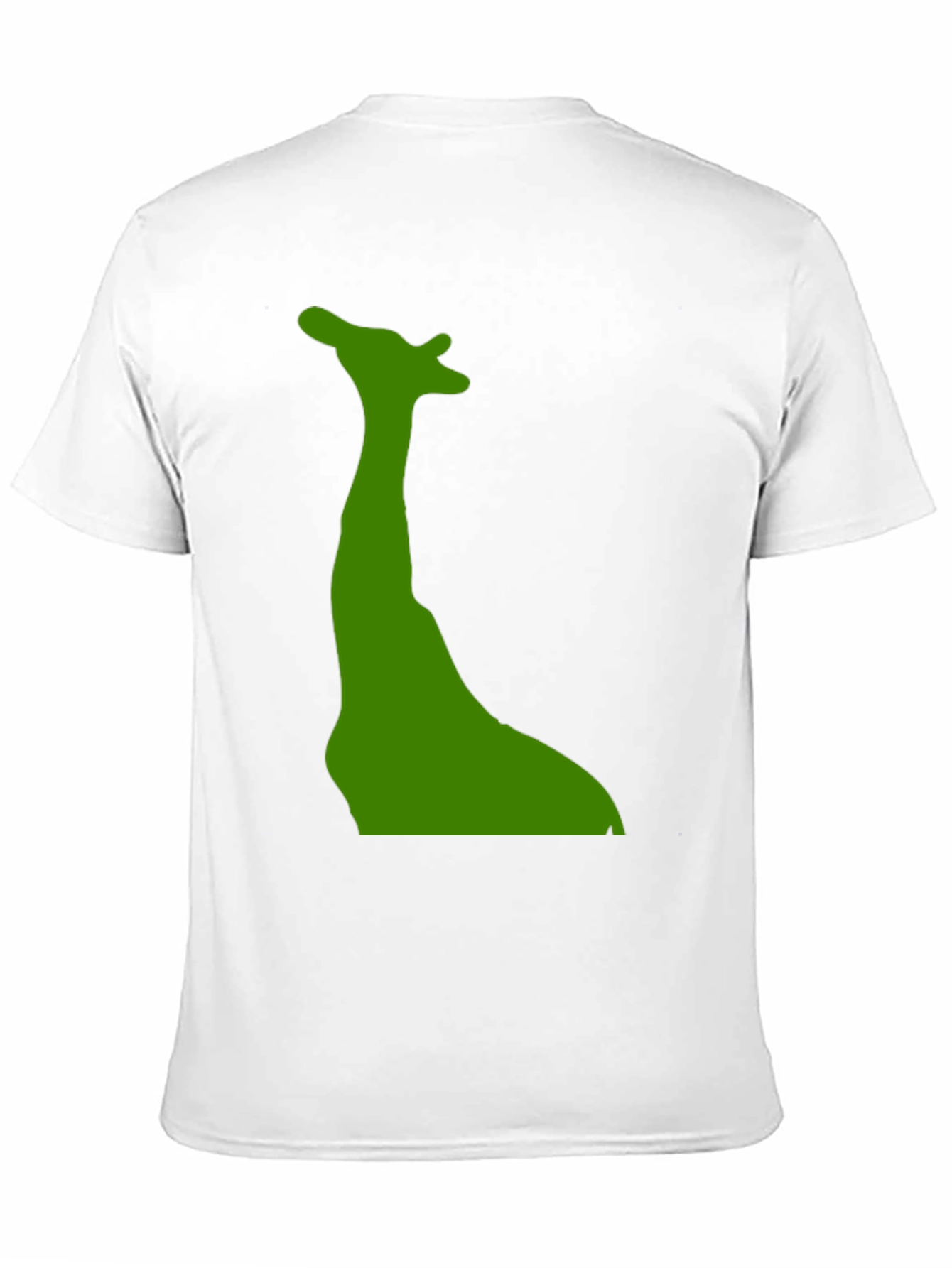 Giraffe Silhouette Black Tee - Unique Graphic Print