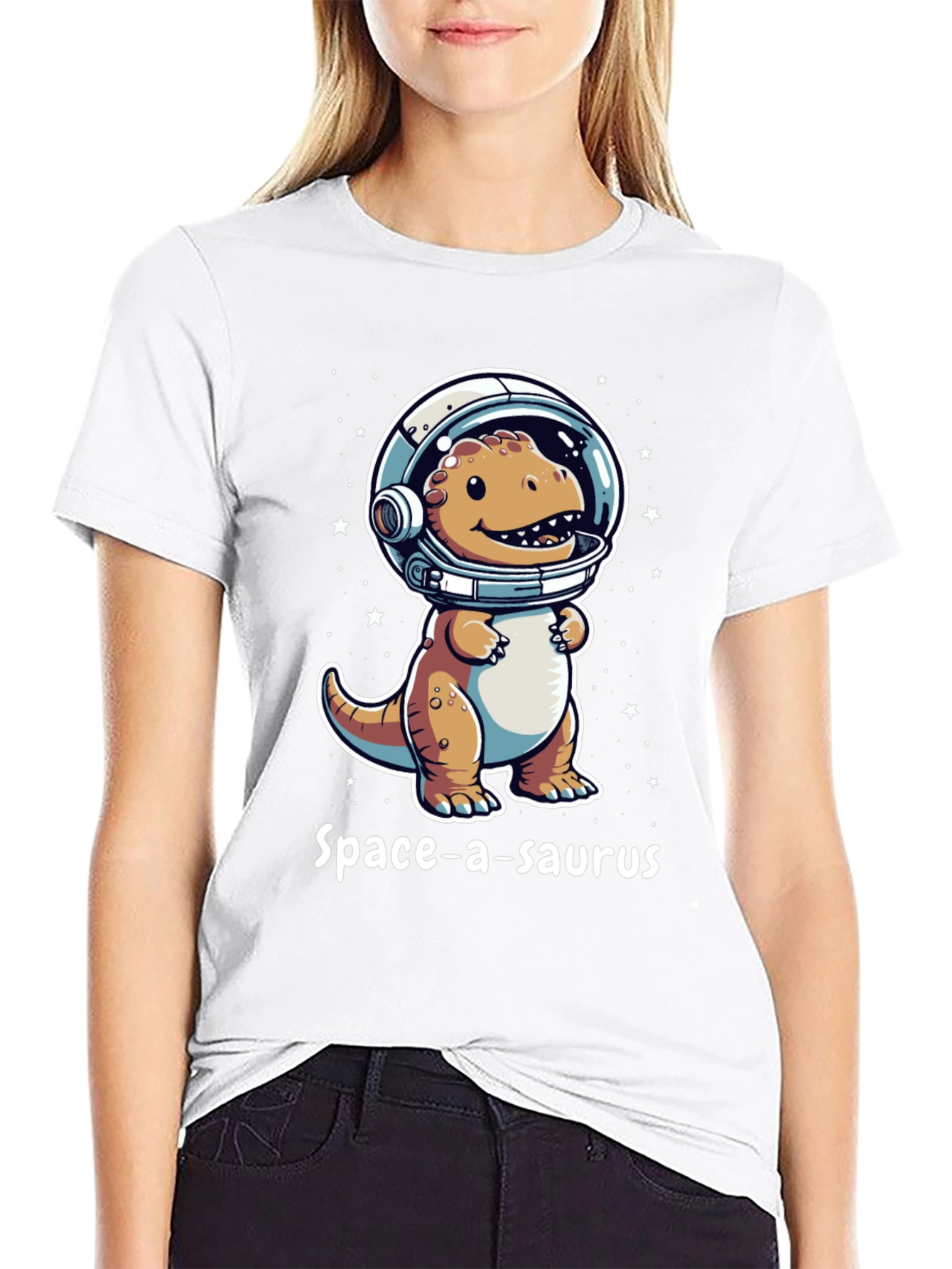 Space-a-saurus T-Shirt - Dinosaur Astronaut Tee