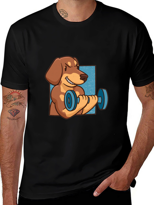 Dachshund Weights Black T-Shirt