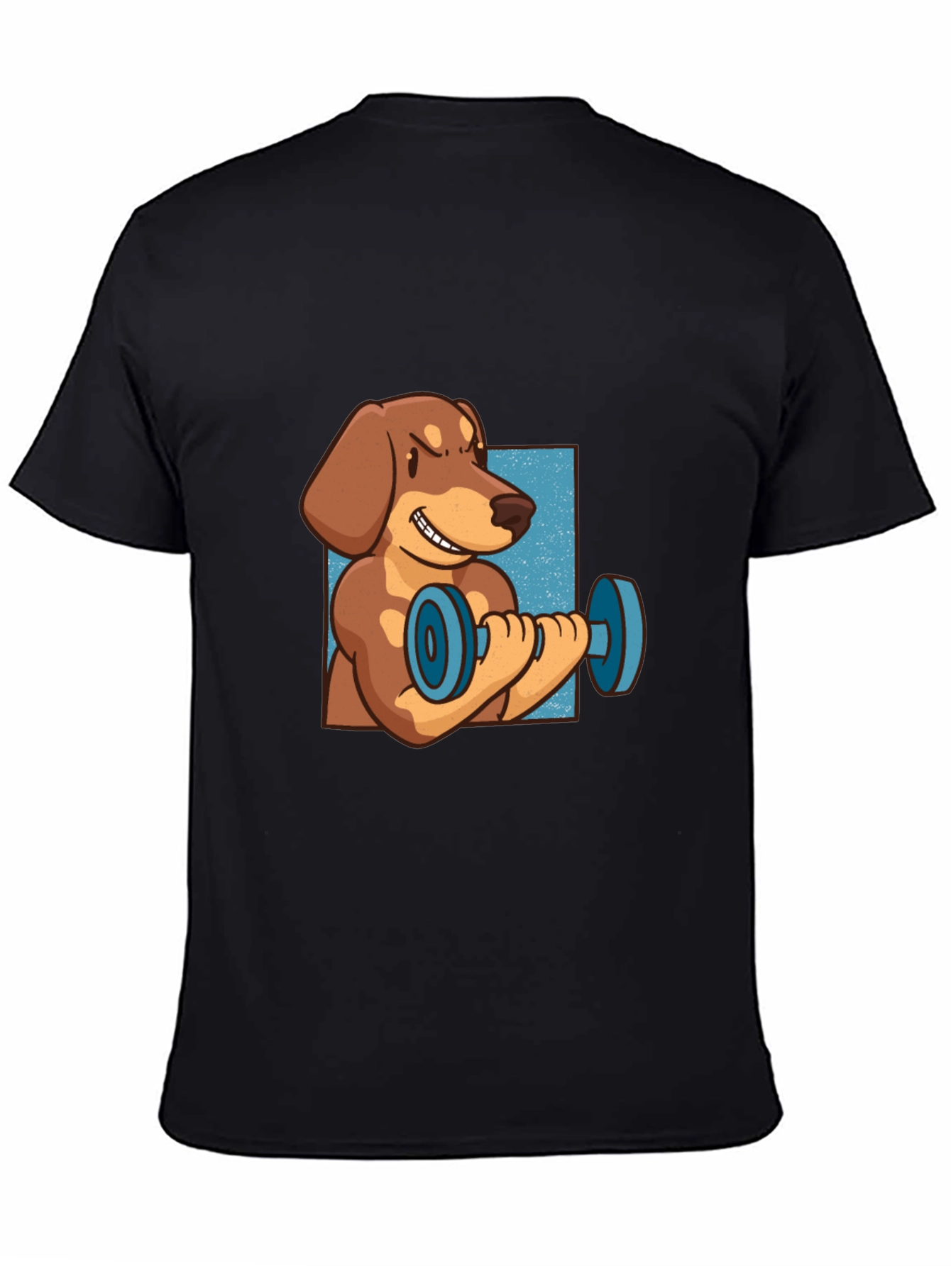 Dachshund Weights Black T-Shirt