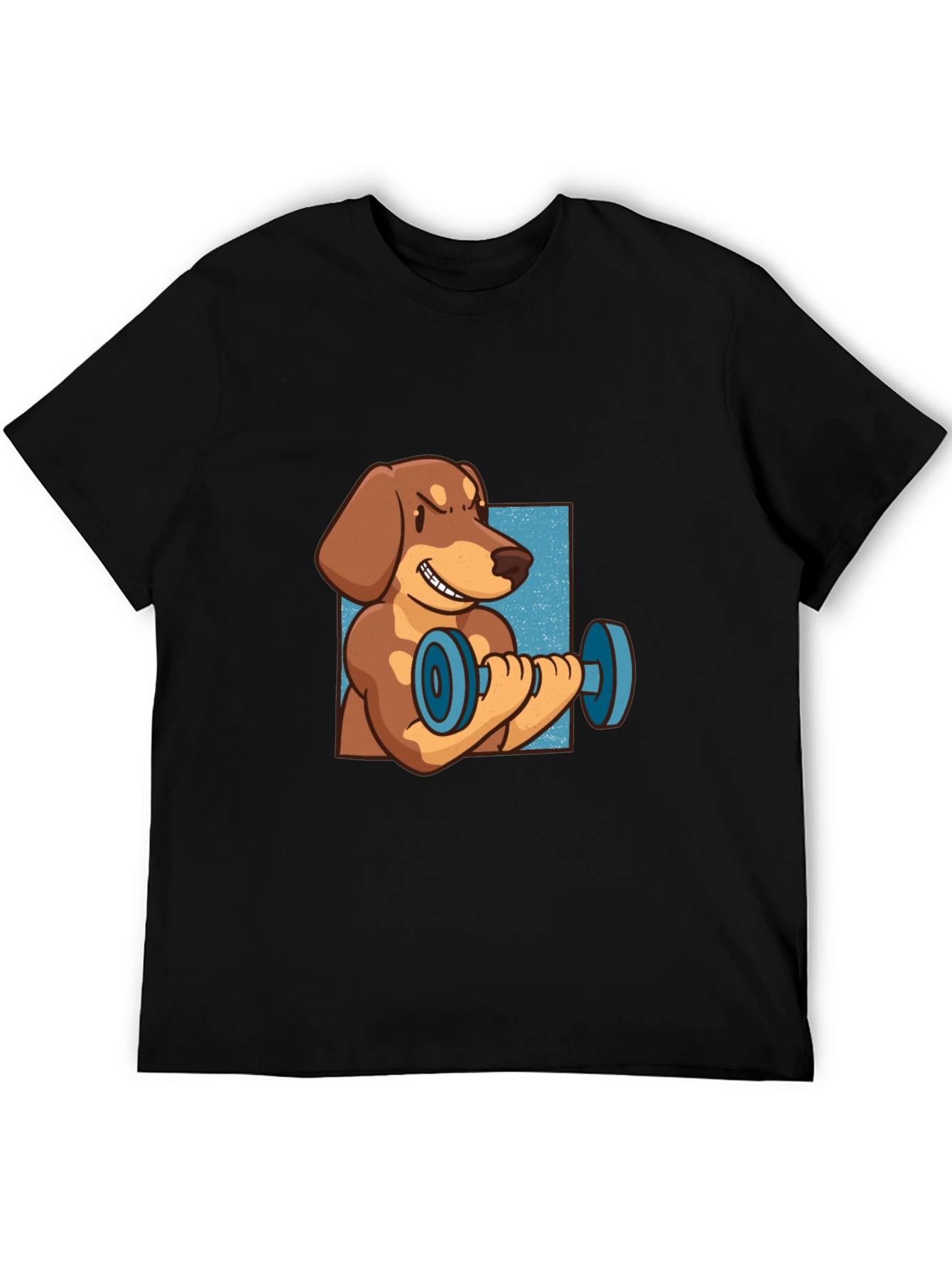 Dachshund Weights Black T-Shirt