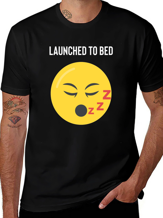 Launched To Bed Graphic T-Shirt