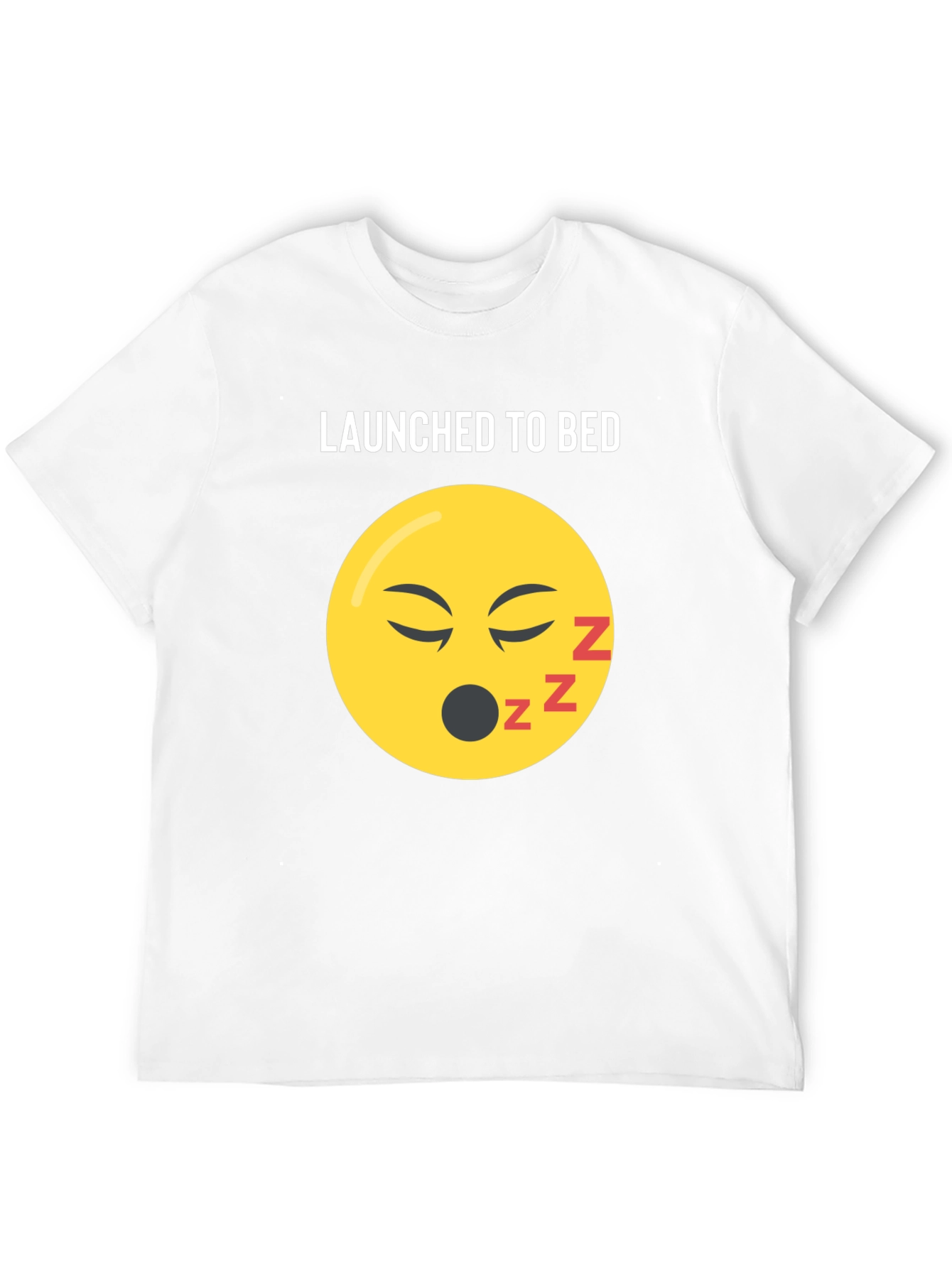 Launched To Bed Graphic T-Shirt