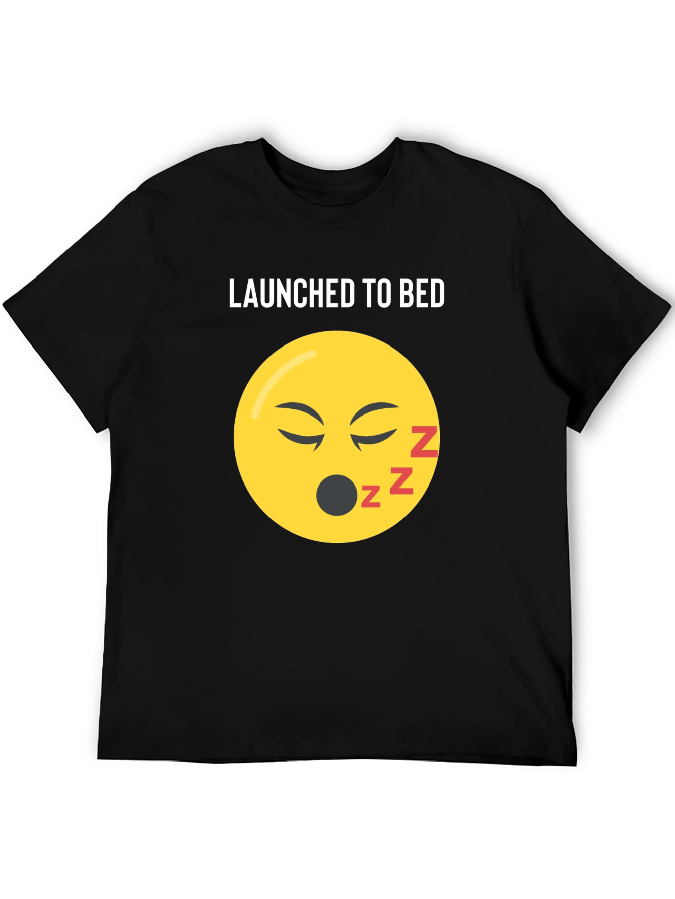 Launched To Bed Graphic T-Shirt