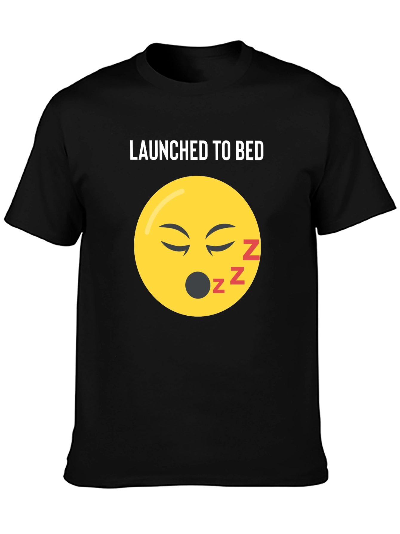 Launched To Bed Graphic T-Shirt