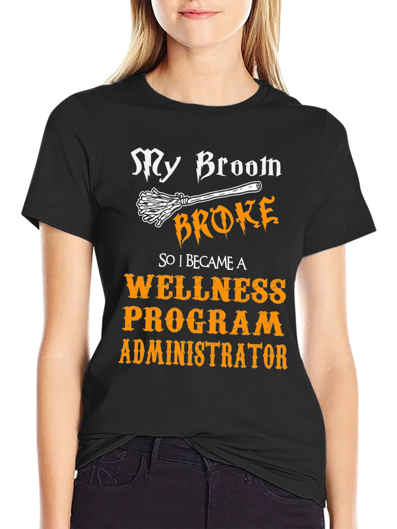 Funny Halloween Wellness Program Administrator T-Shirt