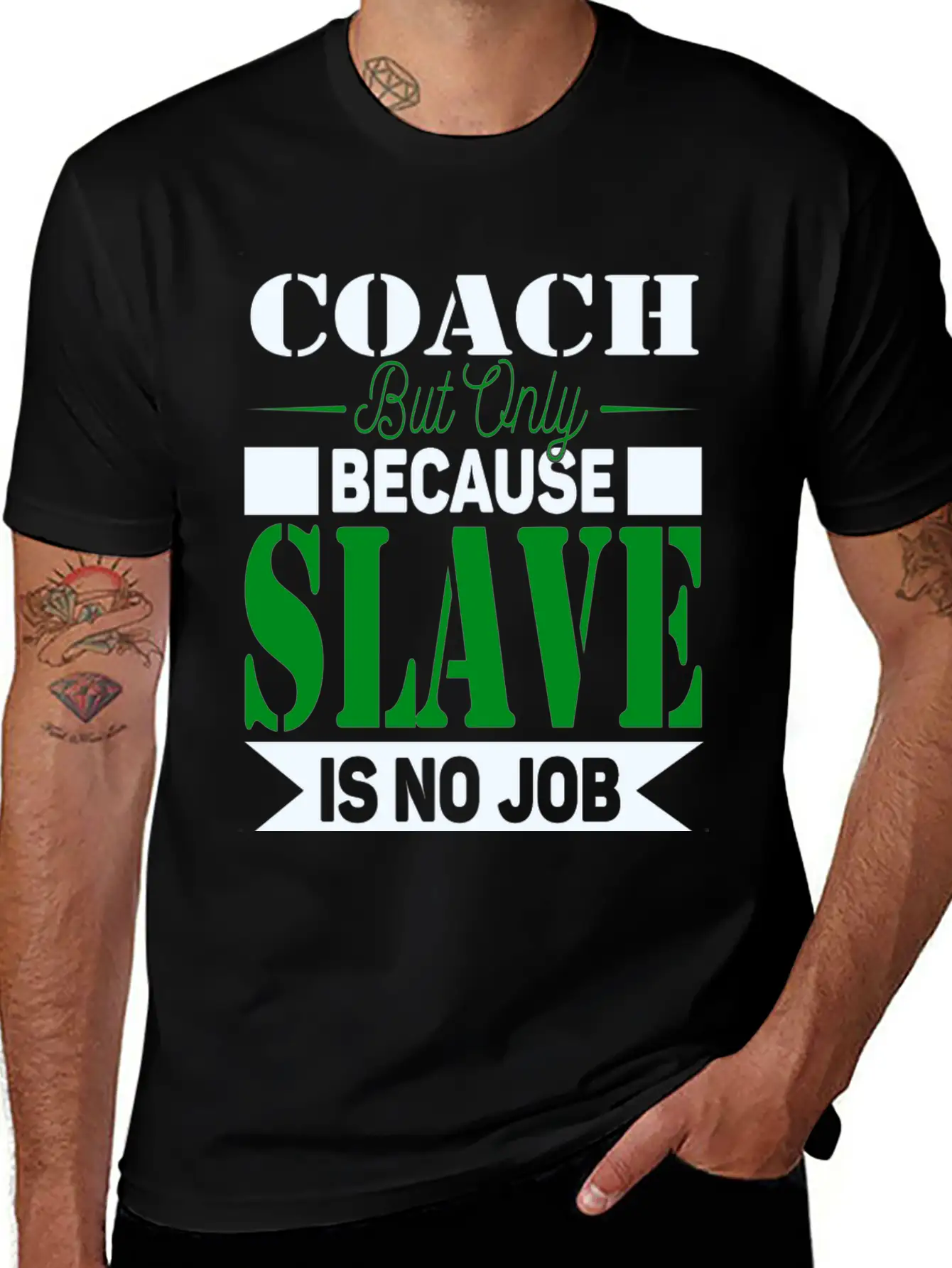 Coach Slave Unisex Casual T-Shirt – Clean Design For Daily Comfort
