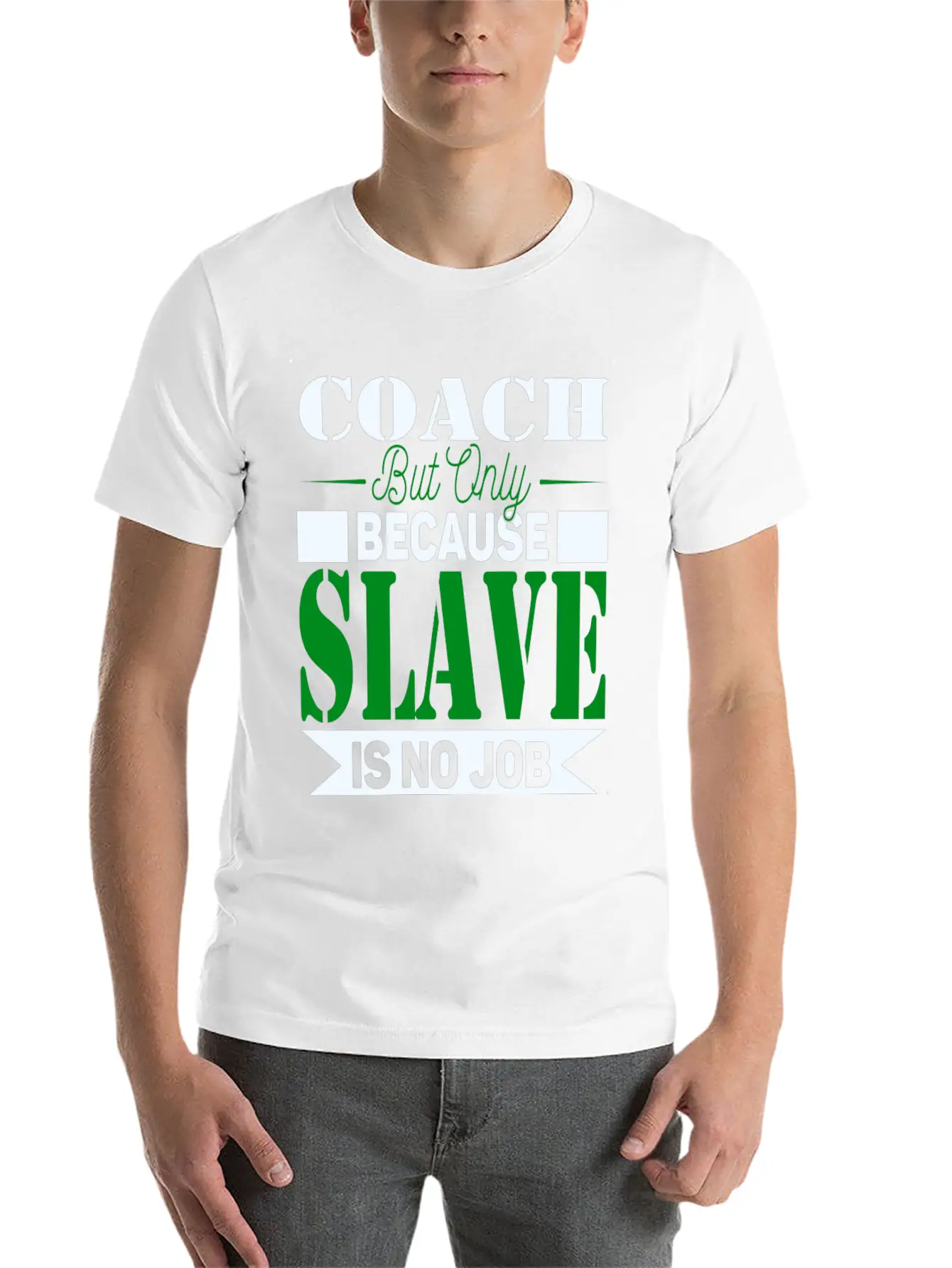 Coach Slave Unisex Casual T-Shirt – Clean Design For Daily Comfort