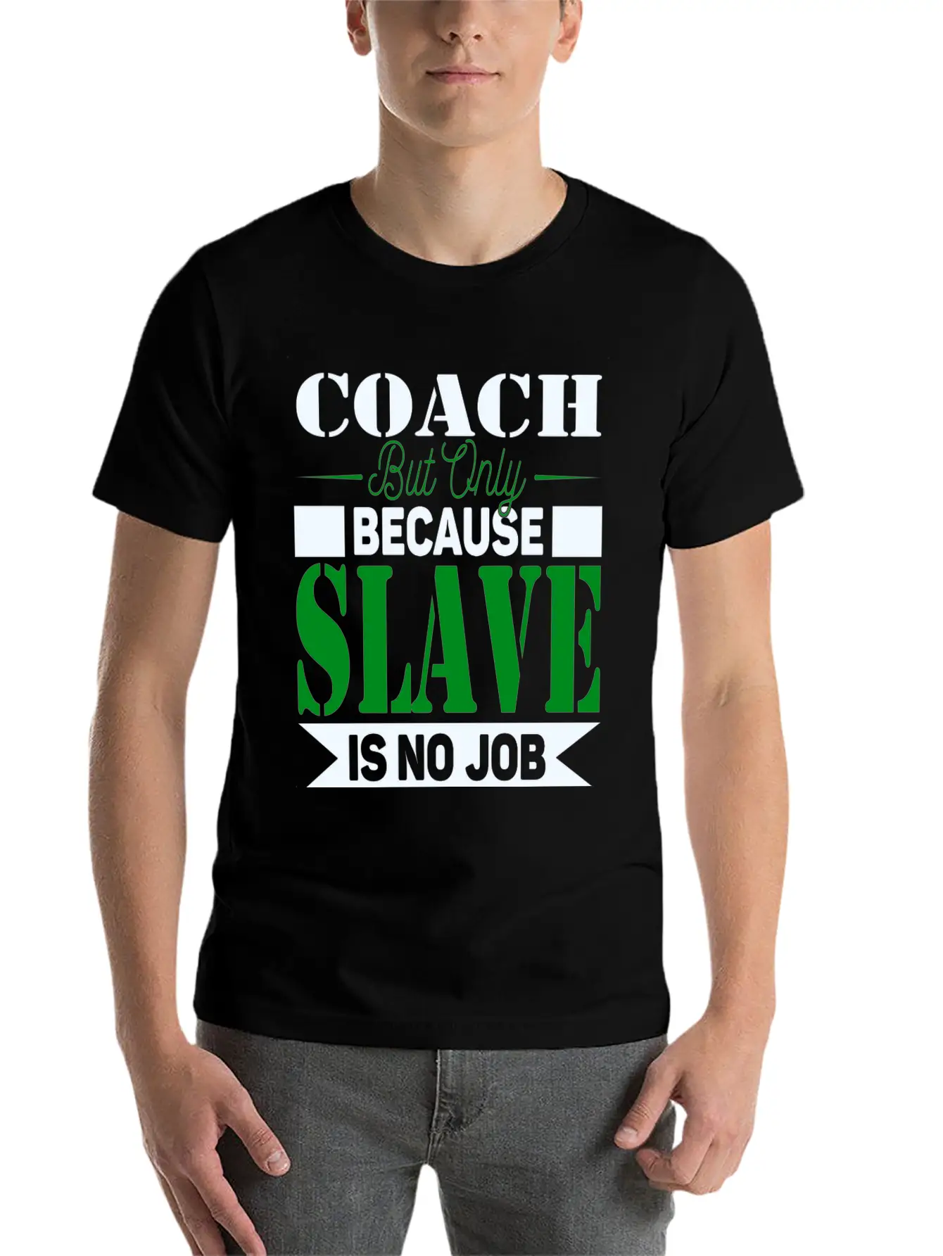 Coach Slave Unisex Casual T-Shirt – Clean Design For Daily Comfort