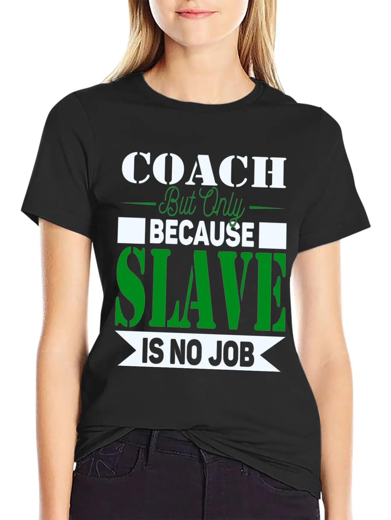 Coach Slave Unisex Casual T-Shirt – Clean Design For Daily Comfort