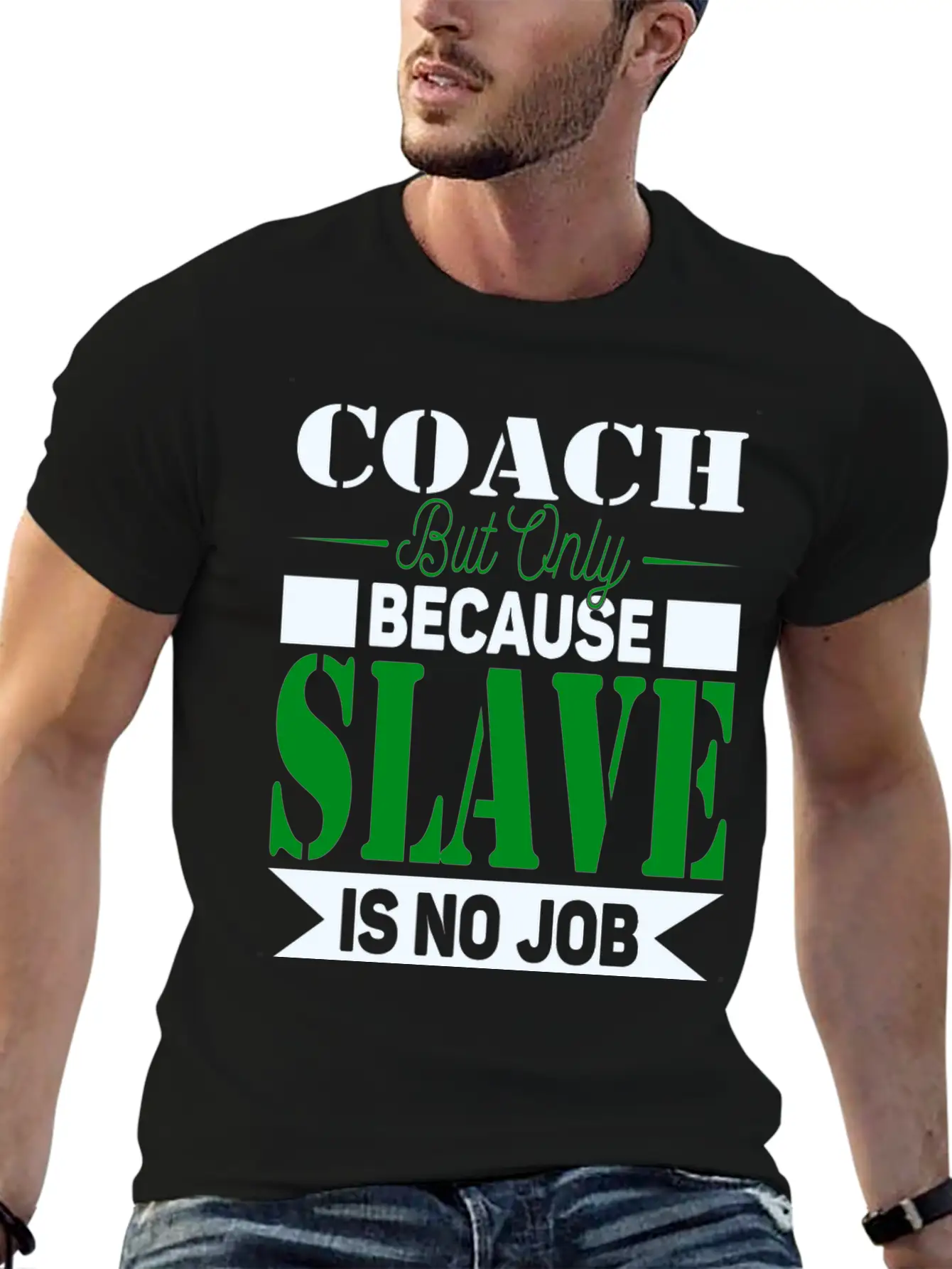 Coach Slave Unisex Casual T-Shirt – Clean Design For Daily Comfort